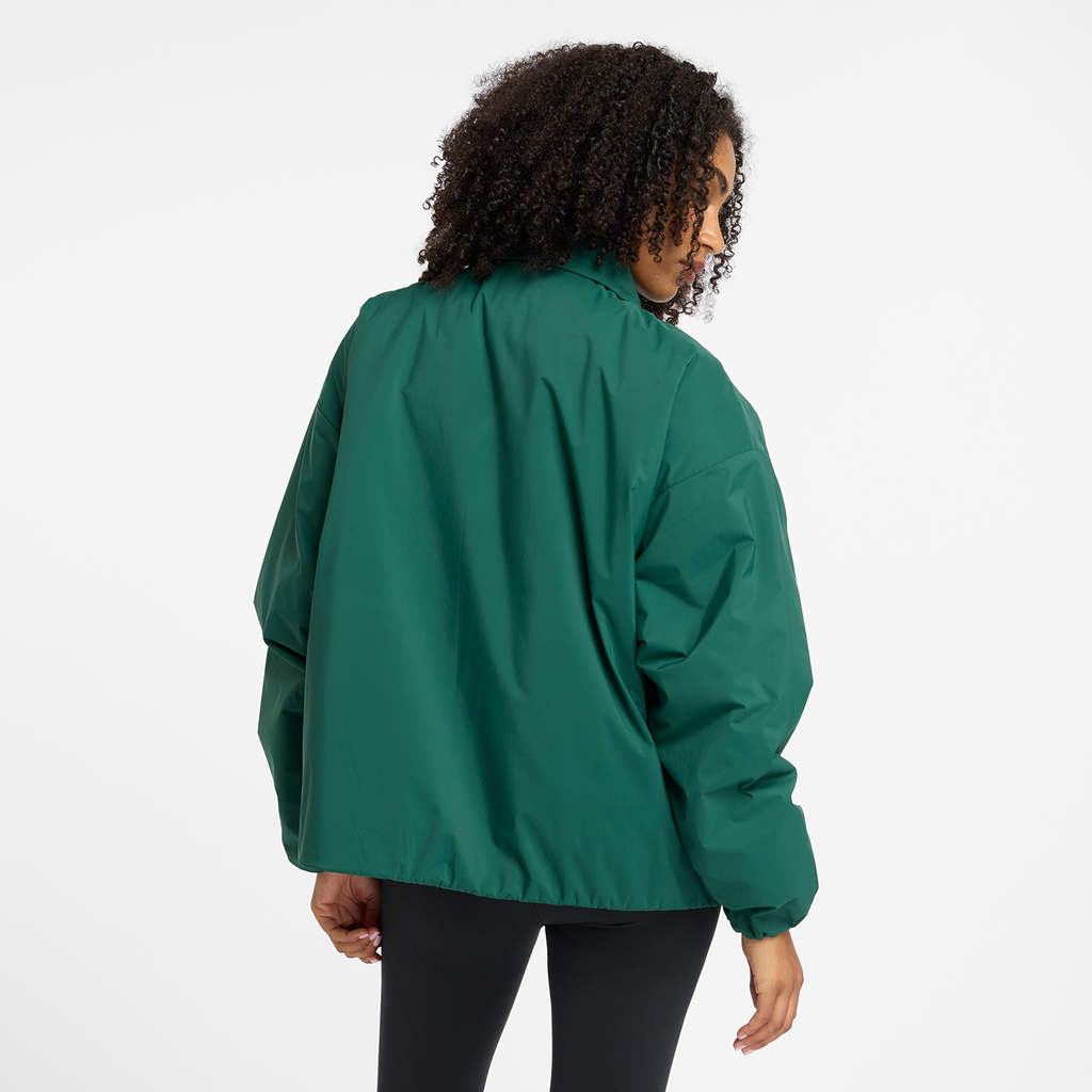 W Coaches Jacket nightwatch green model_bild_back_brandshop