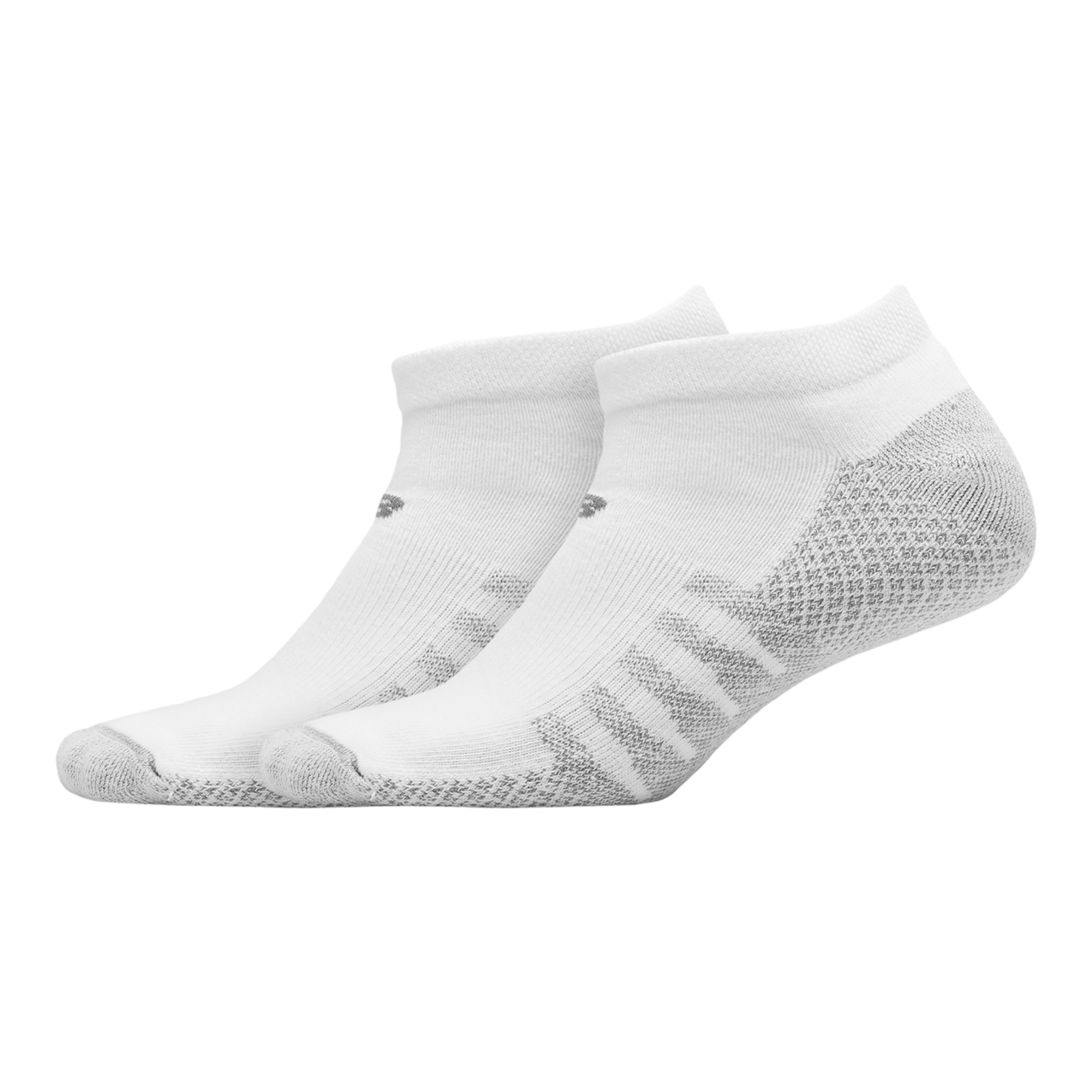 New Balance Coolmax No Show Socks 2 Pair in WEISS