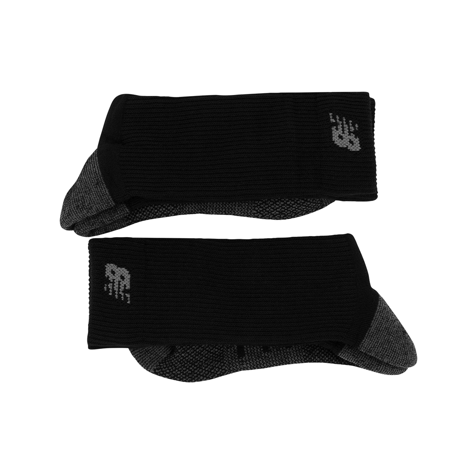New Balance Coolmax Crew Socks 2 Pack in SCHWARZ