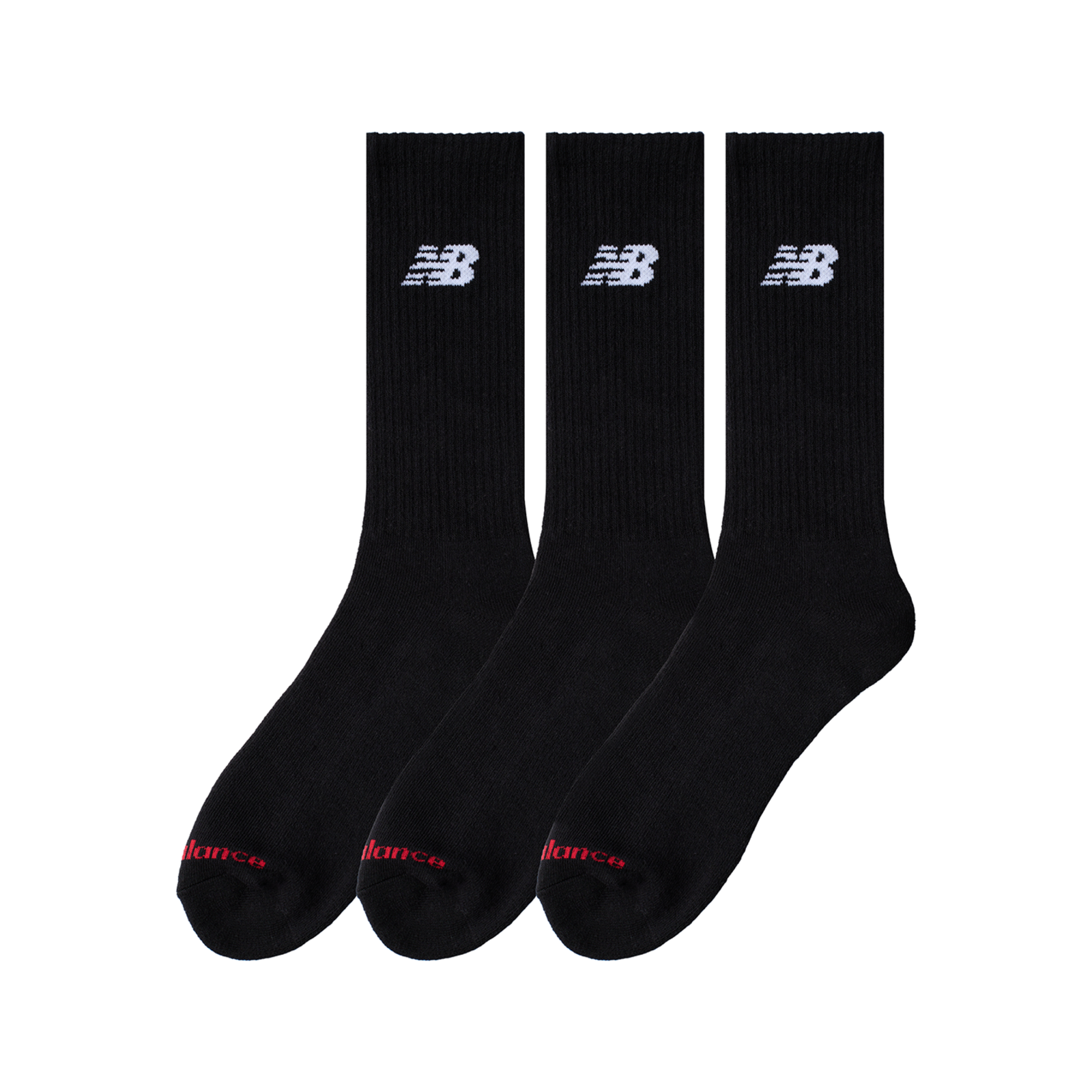 New Balance NB Everyday Crew 3 Pairs in SCHWARZ