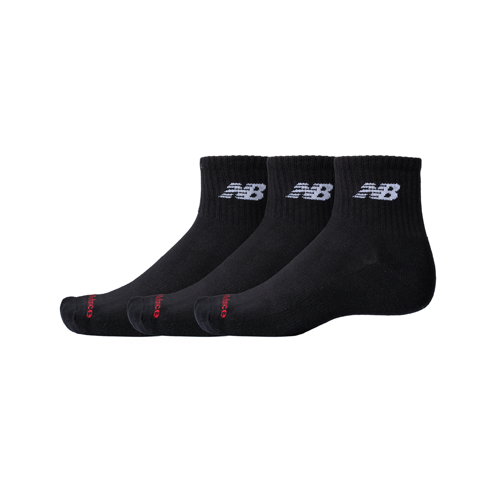 New Balance NB Everyday Ankle 3 Pairs in SCHWARZ