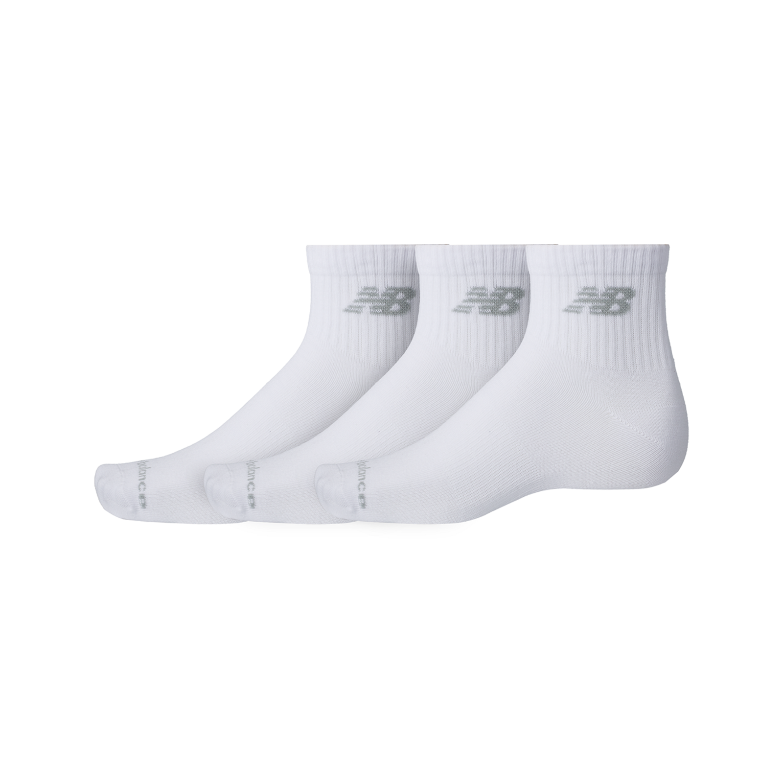 New Balance Performance Basic Ankle 3 Pack in WEISS