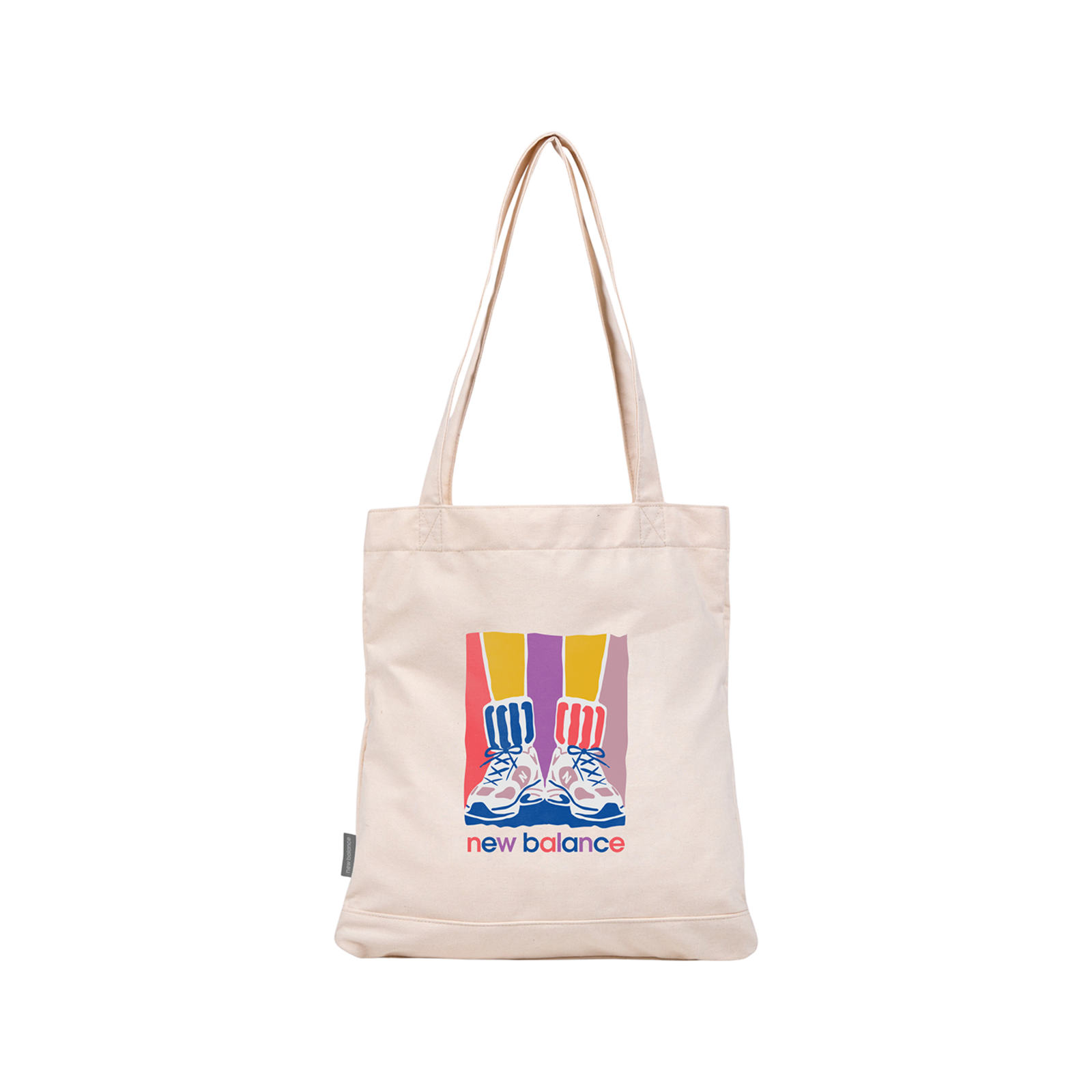 New Balance Graphic Tote in BEIGE