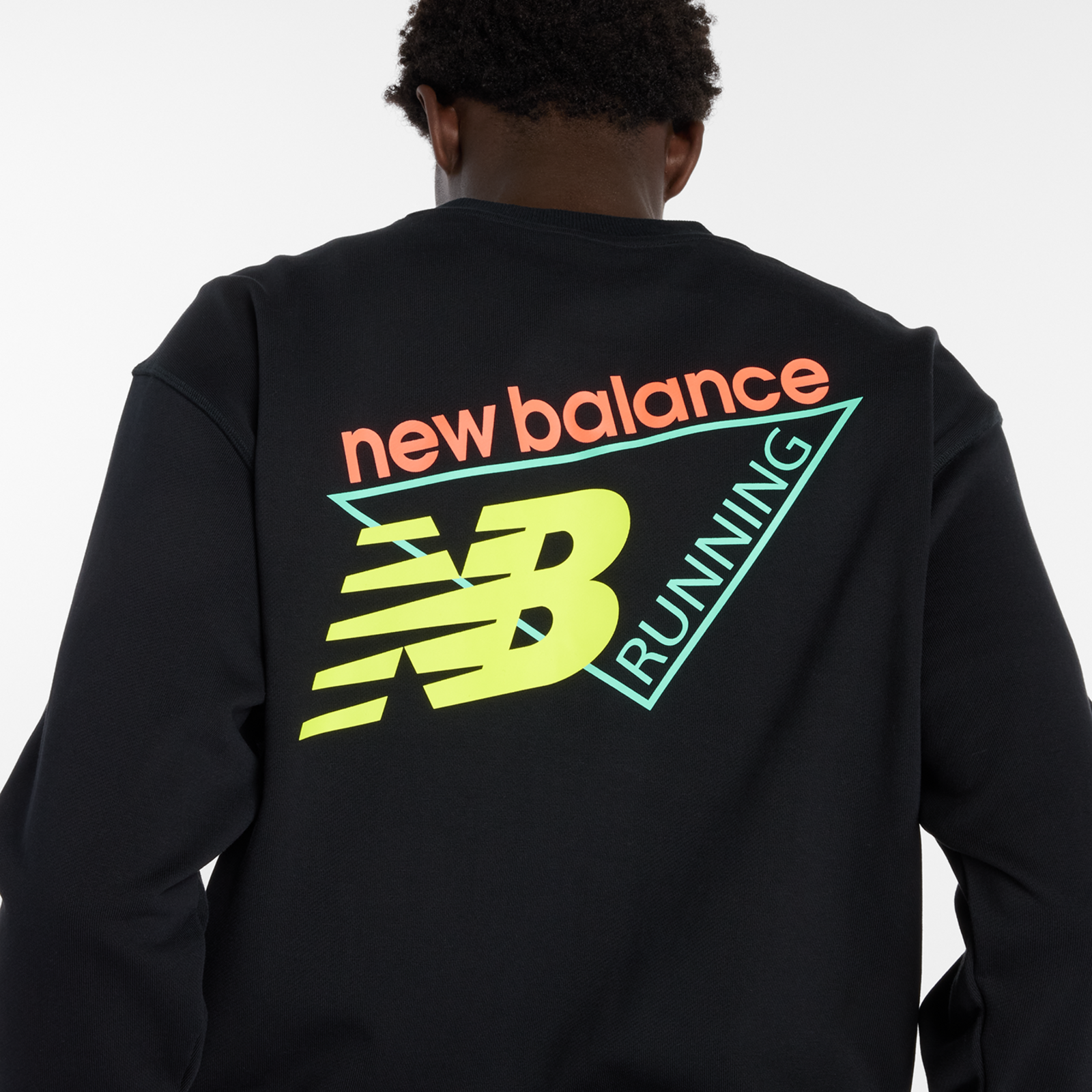 New Balance Classic Tri-Logo French Terry Crew in