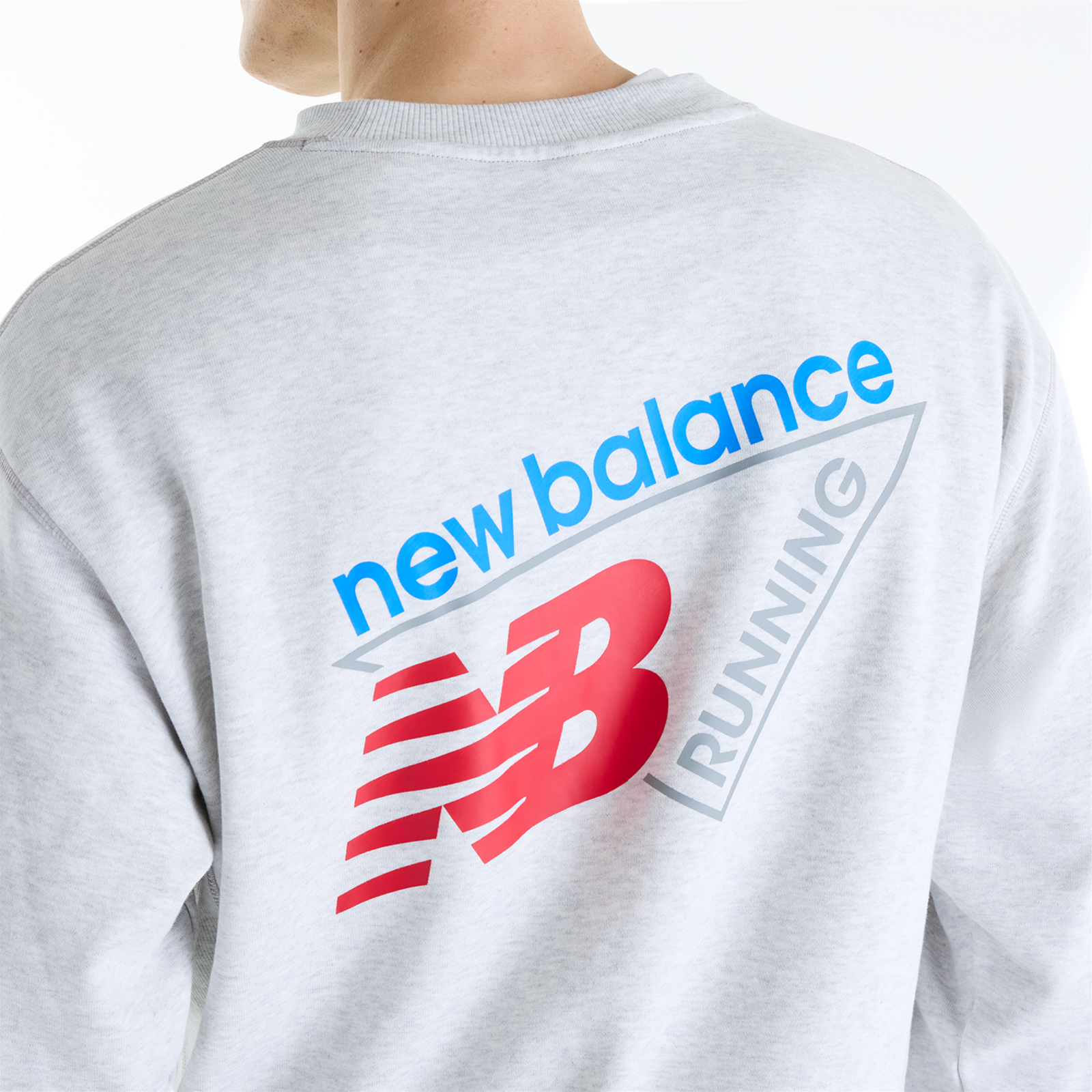 New Balance Classic Tri-Logo French Terry Crew in