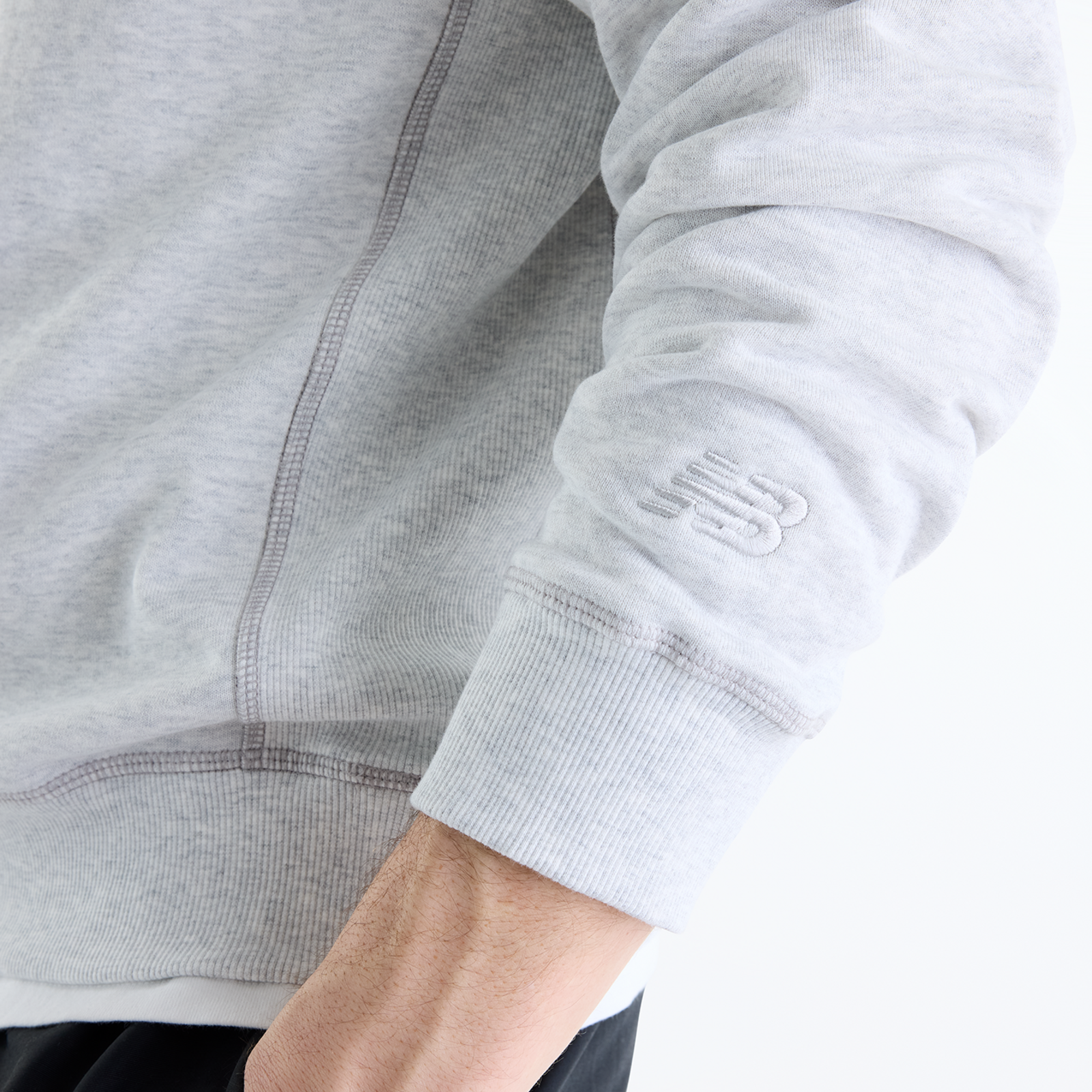 New Balance Classic Tri-Logo French Terry Crew in