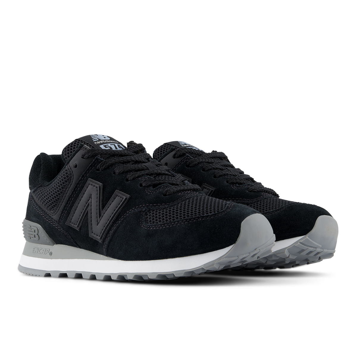 New Balance 574 Elevated Core in SCHWARZ
