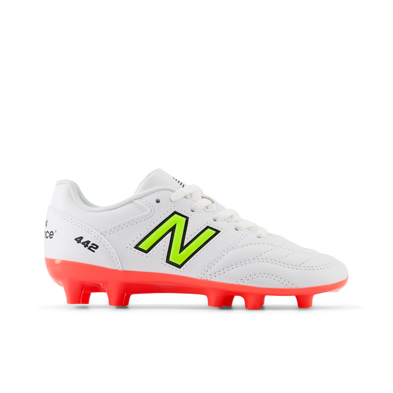 New Balance Y 442 Academy FG Jnr Seasonal Nockenschuhe in WEISS