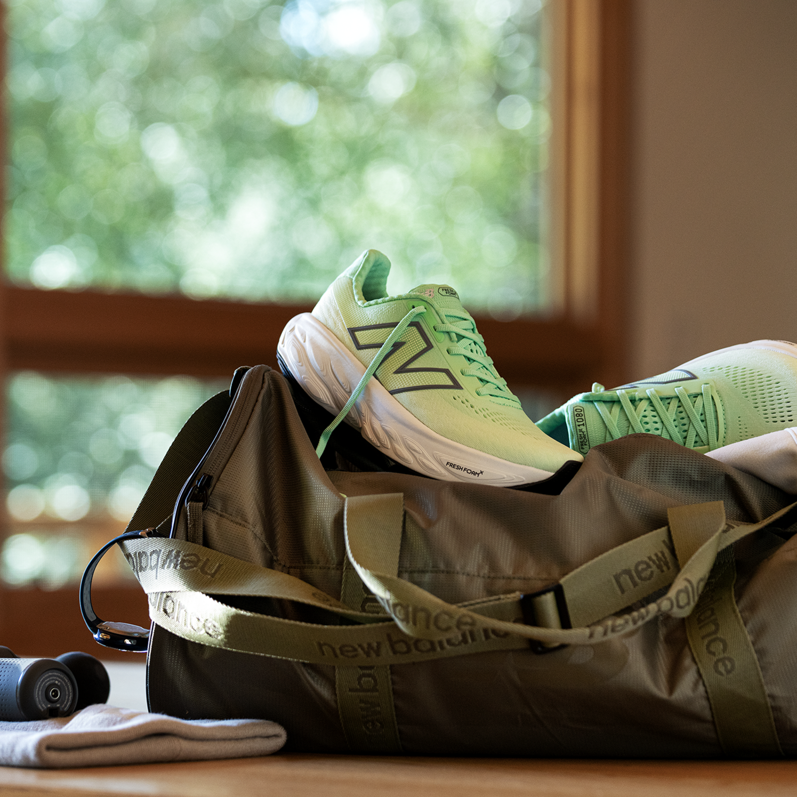 New Balance W 1080 v14 Laufschuhe in GRÜN