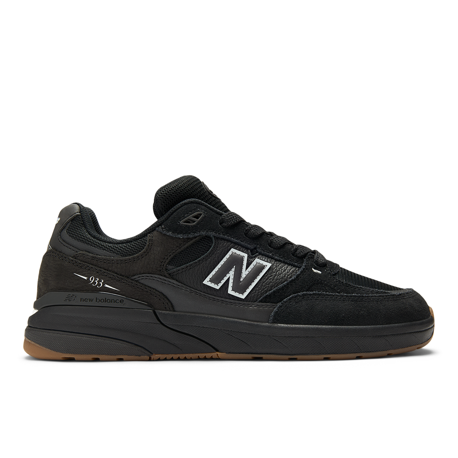 New Balance M Numeric 933 Andrew Reynolds Skateboardschuhe in SCHWARZ