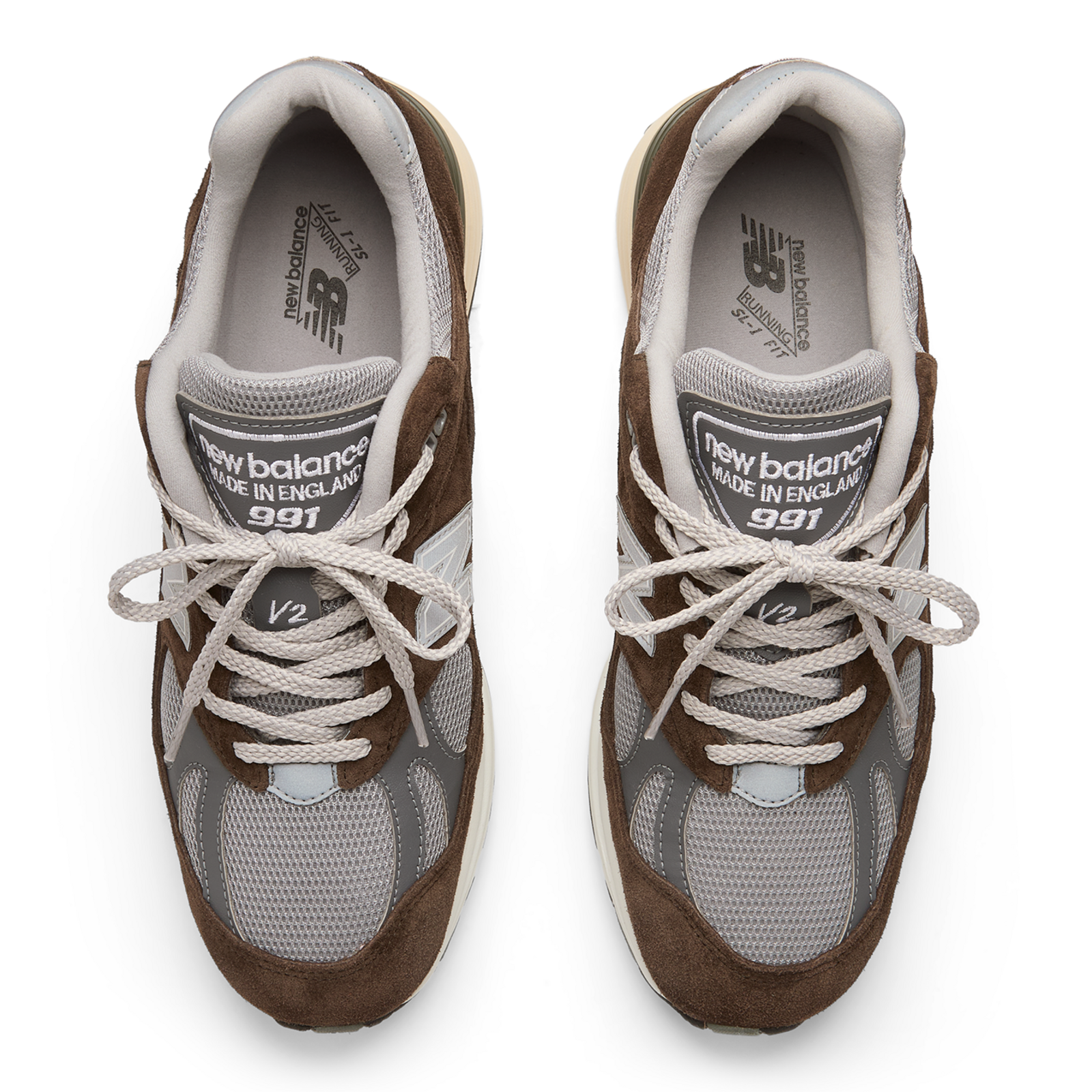 New Balance M 991v2 Made in UK Elevated Essentials Freizeitschuhe in BRAUN