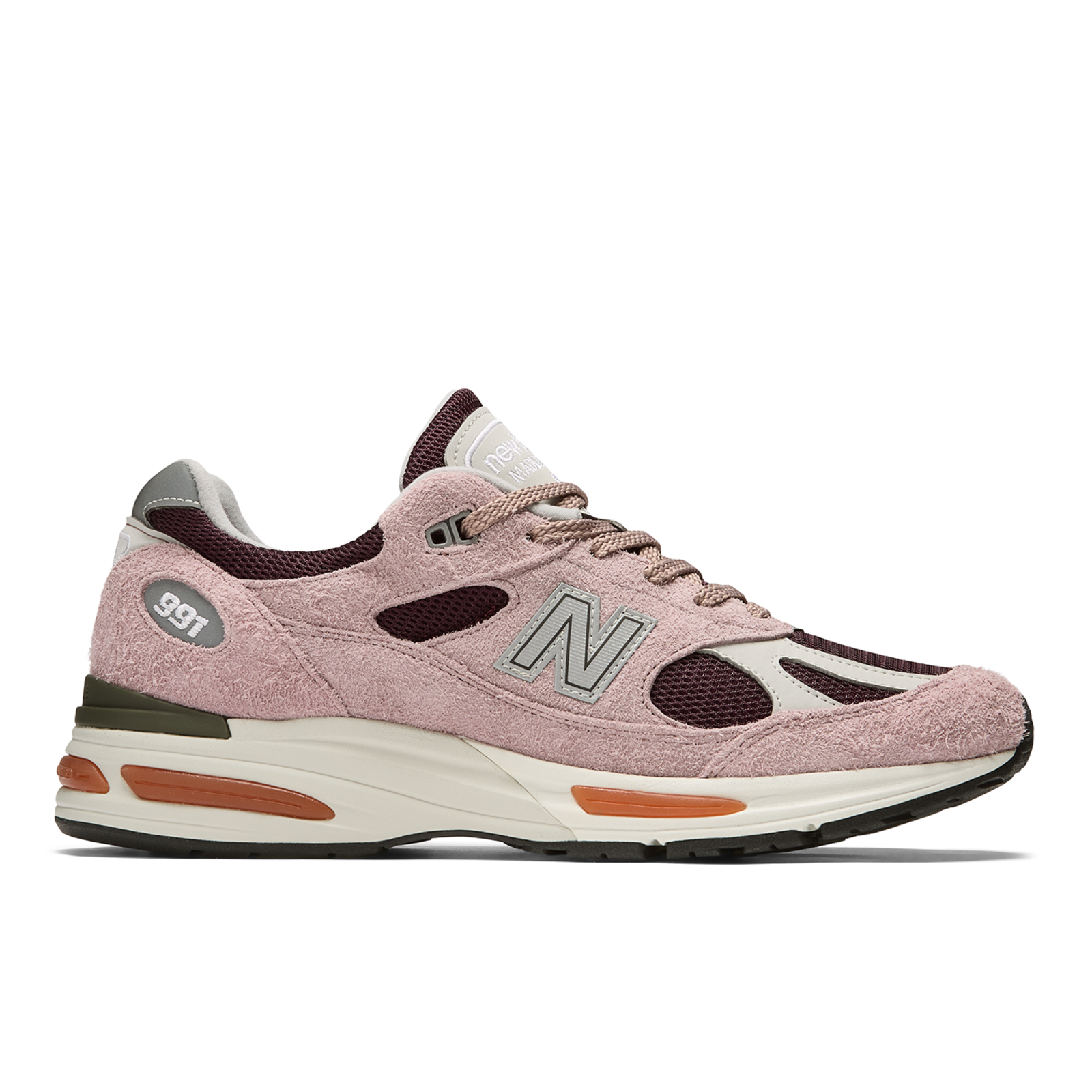 New Balance M 991v2 Made in UK Grape Sorbet Freizeitschuhe in PINK