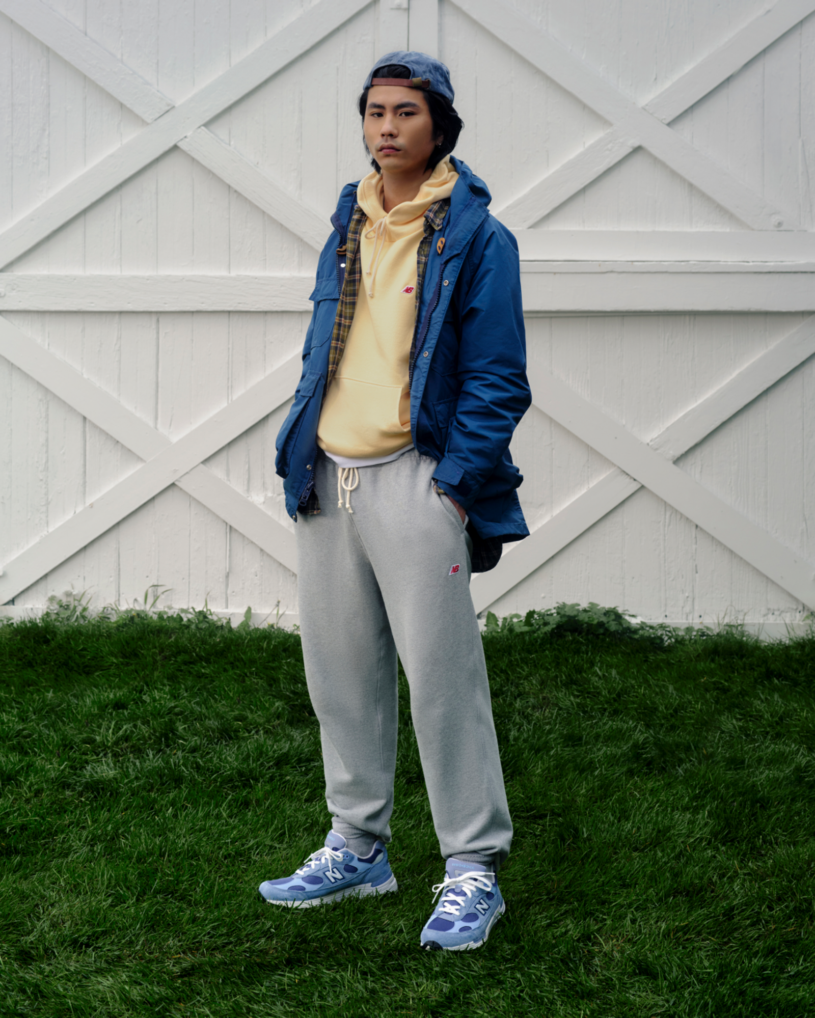 New Balance U 992 Made in USA in BLAU