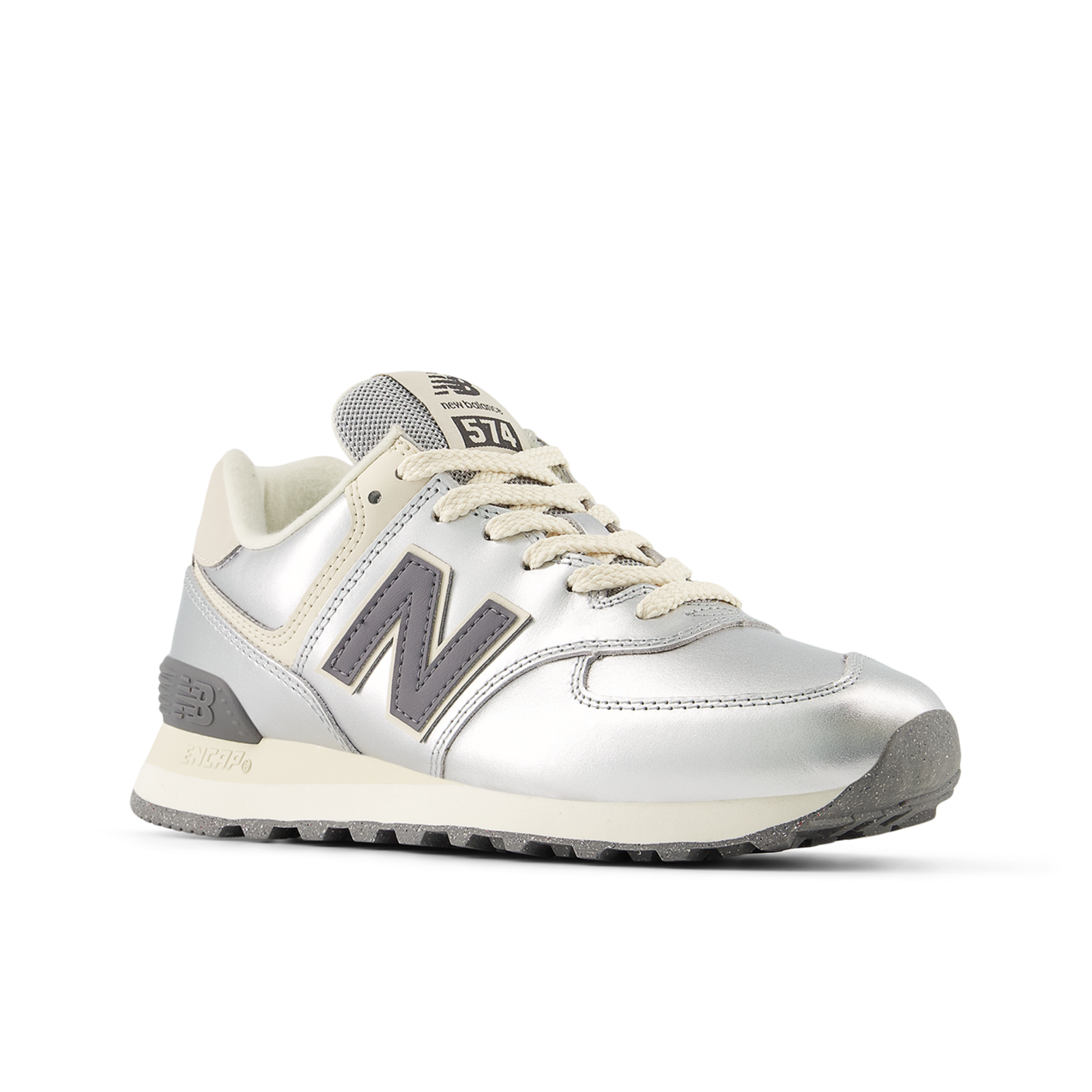 New Balance W 574 Metallics in GRAU