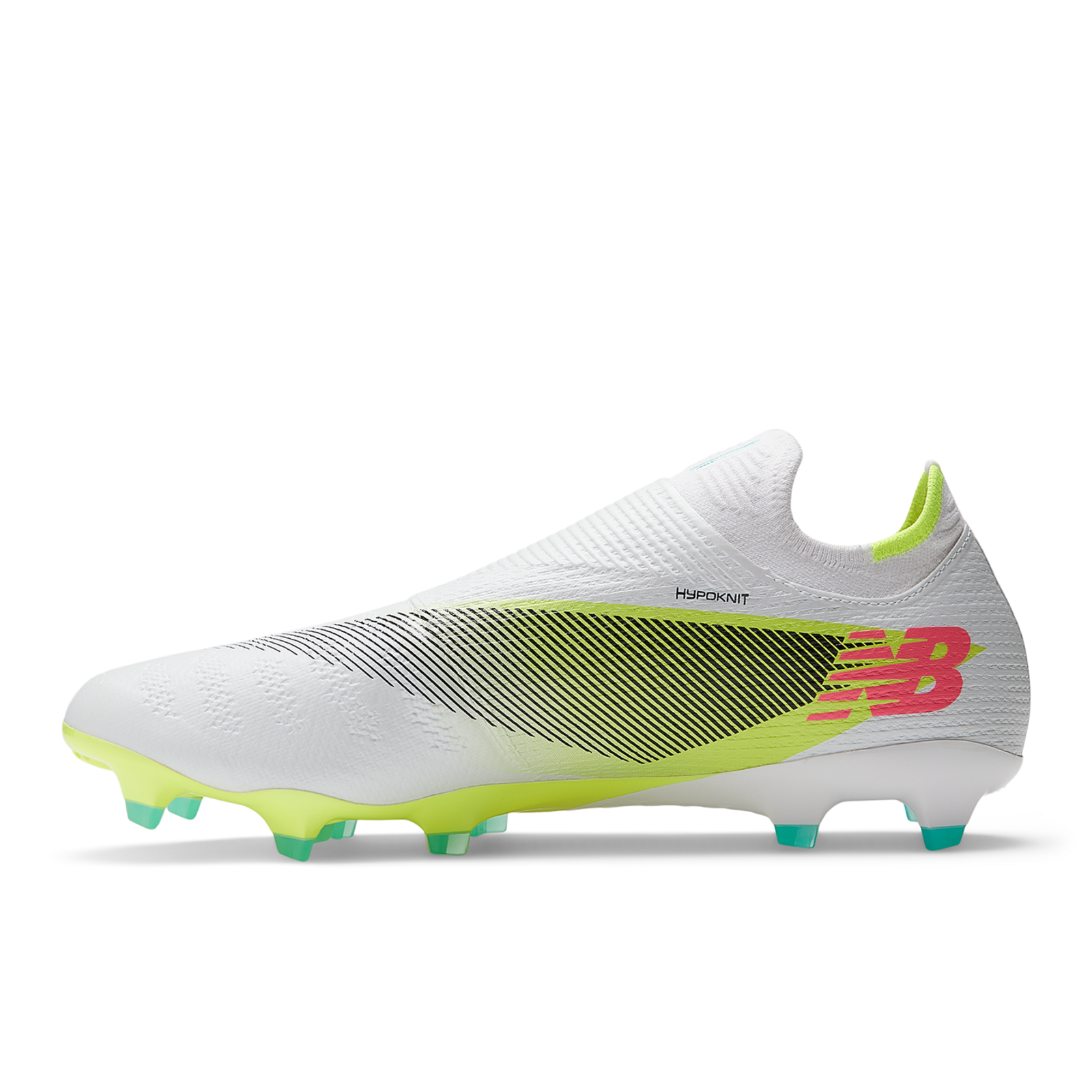 New Balance M Furon Pro FG Colorful Nockenschuhe in WEISS