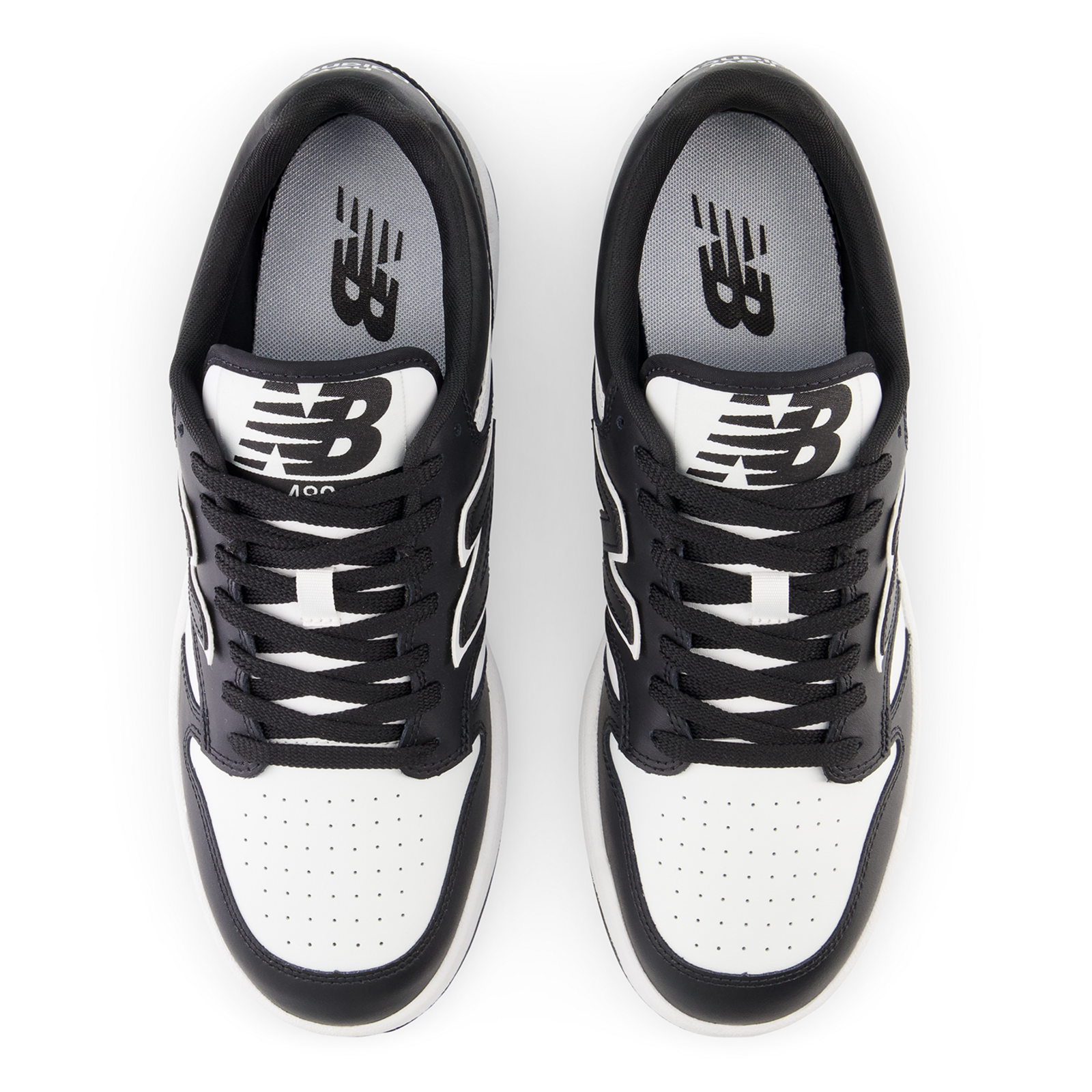 New Balance U 480 Leather Freizeitschuhe in SCHWARZ