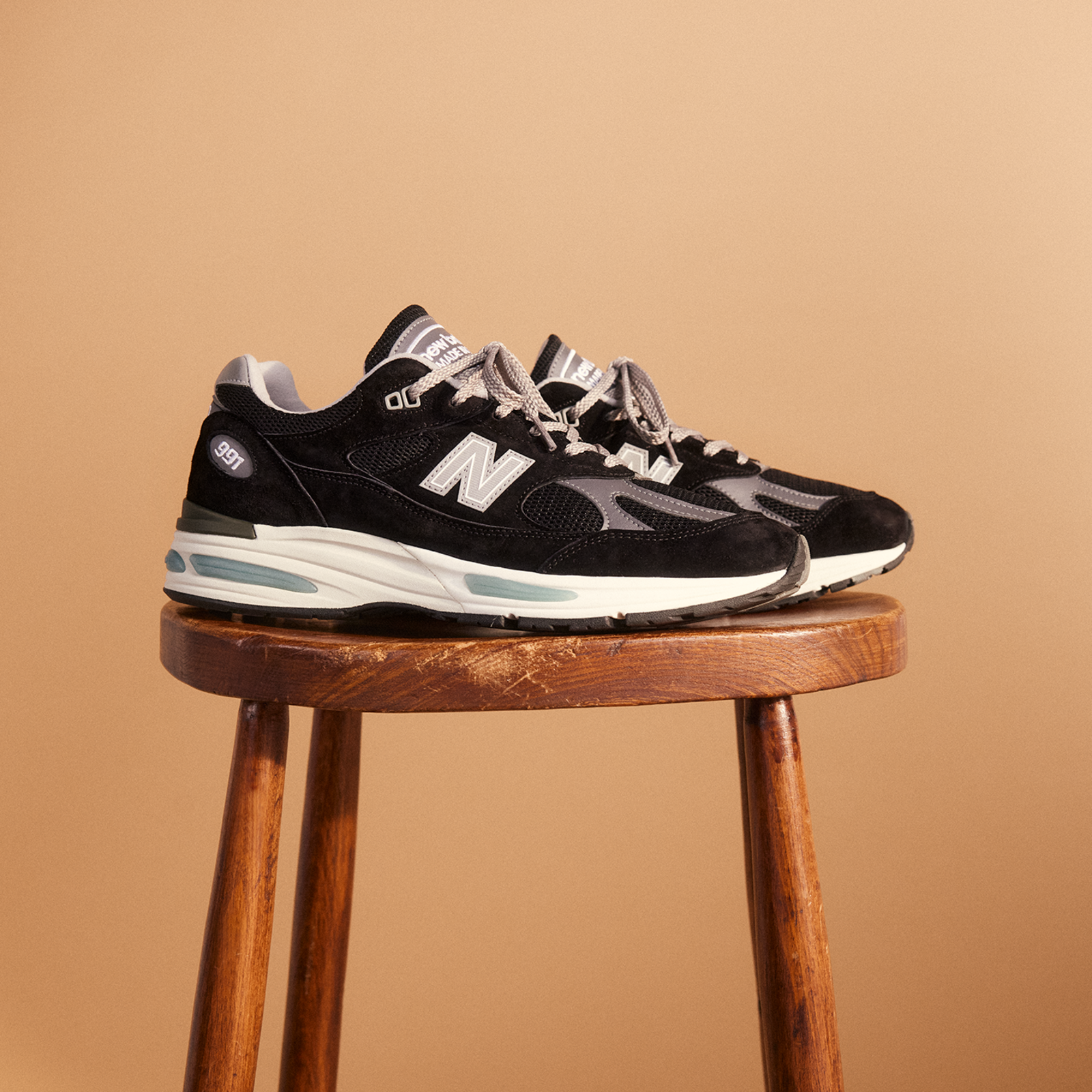 New Balance M 991 v2 MiUK Essentials Freizeitschuhe in SCHWARZ