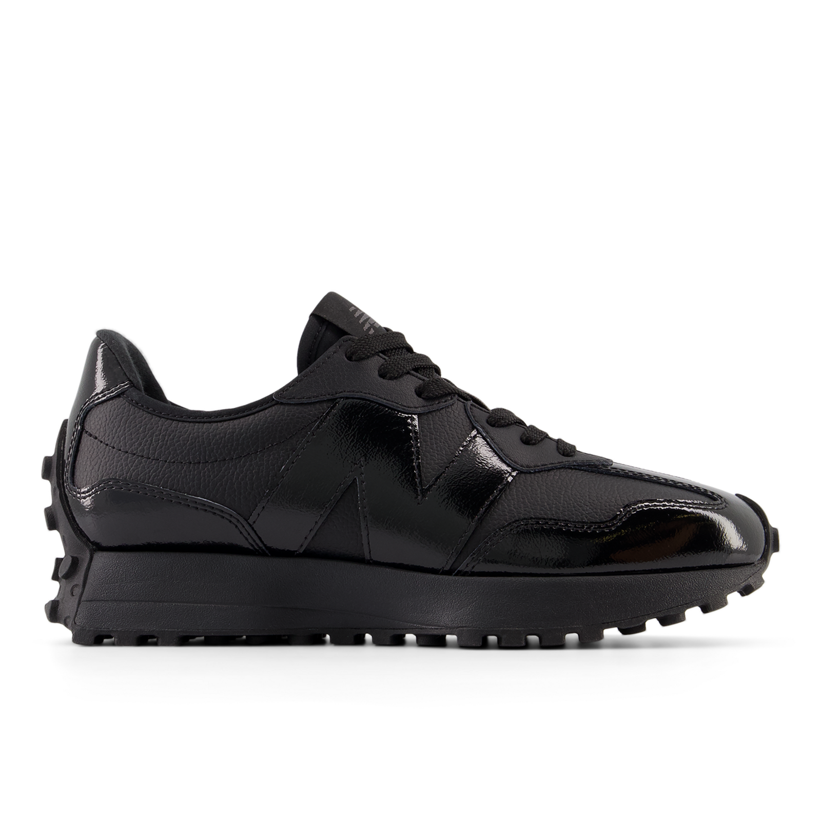 New Balance W 327 Patent Freizeitschuhe in SCHWARZ