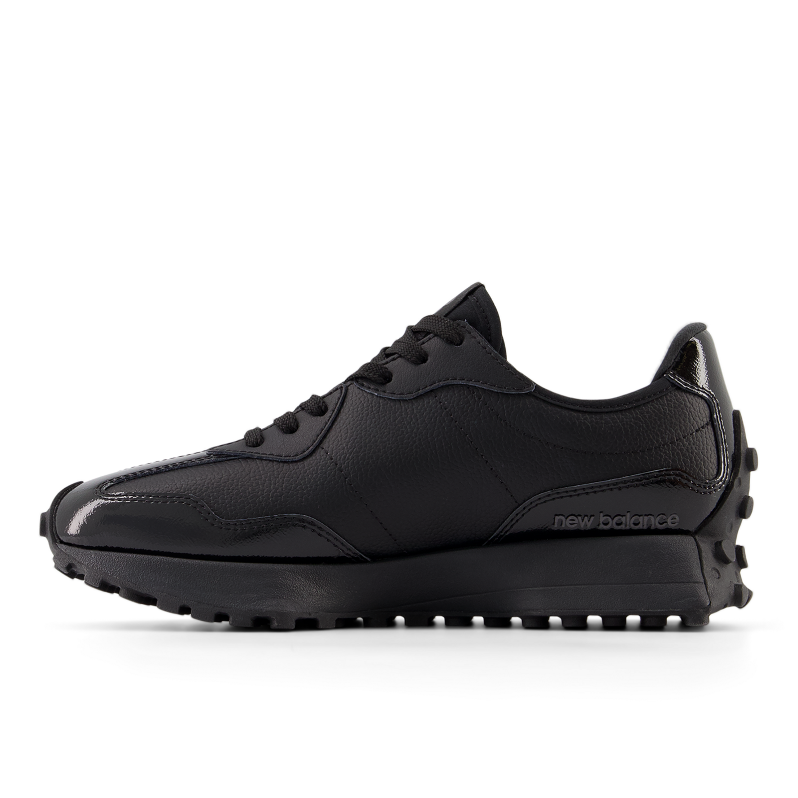 New Balance W 327 Patent Freizeitschuhe in SCHWARZ