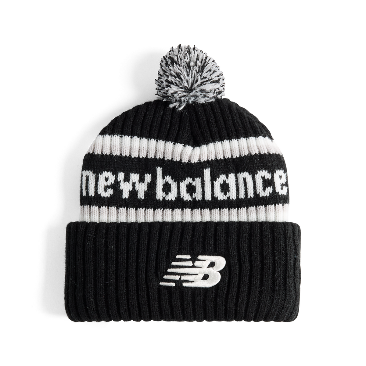 New Balance 47 Acrylic Cuff Knit in SCHWARZ