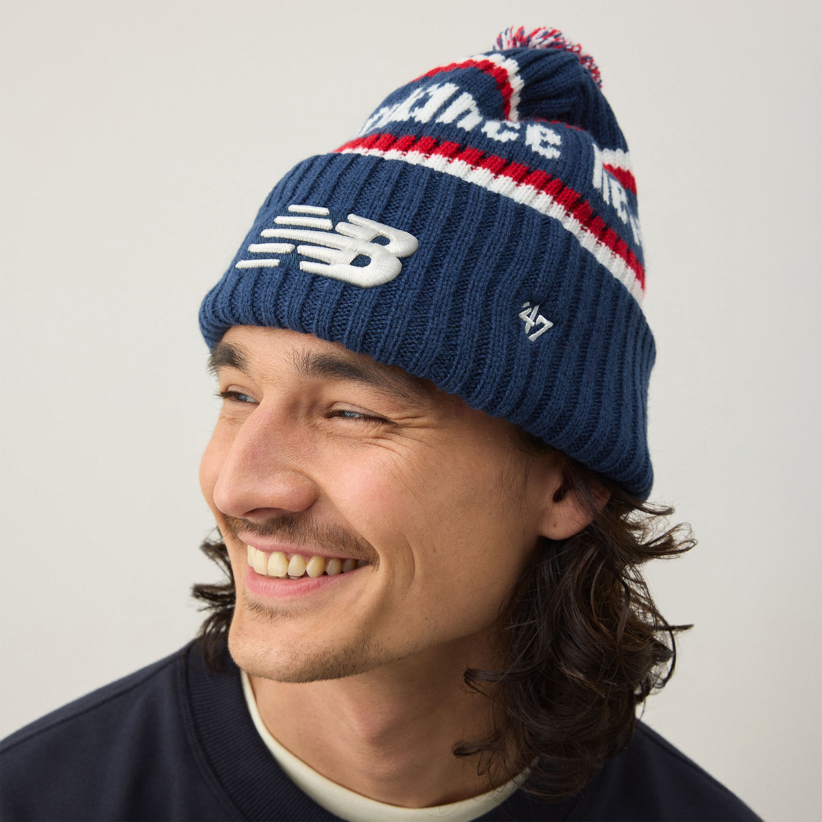 New Balance 47 Acrylic Cuff Knit in MEHRFARBIG