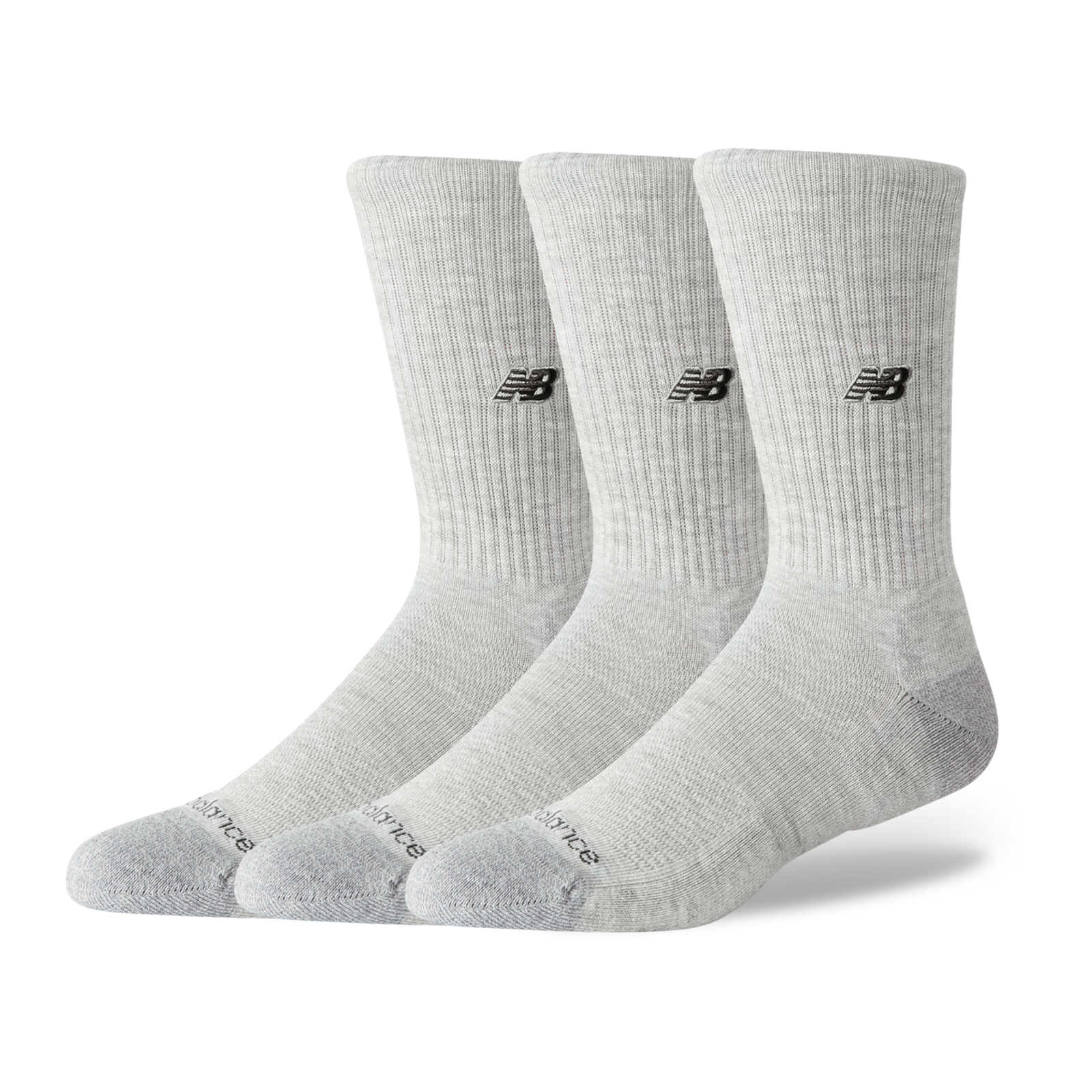 New Balance Active Premium Crew 3 Pack in GRAU