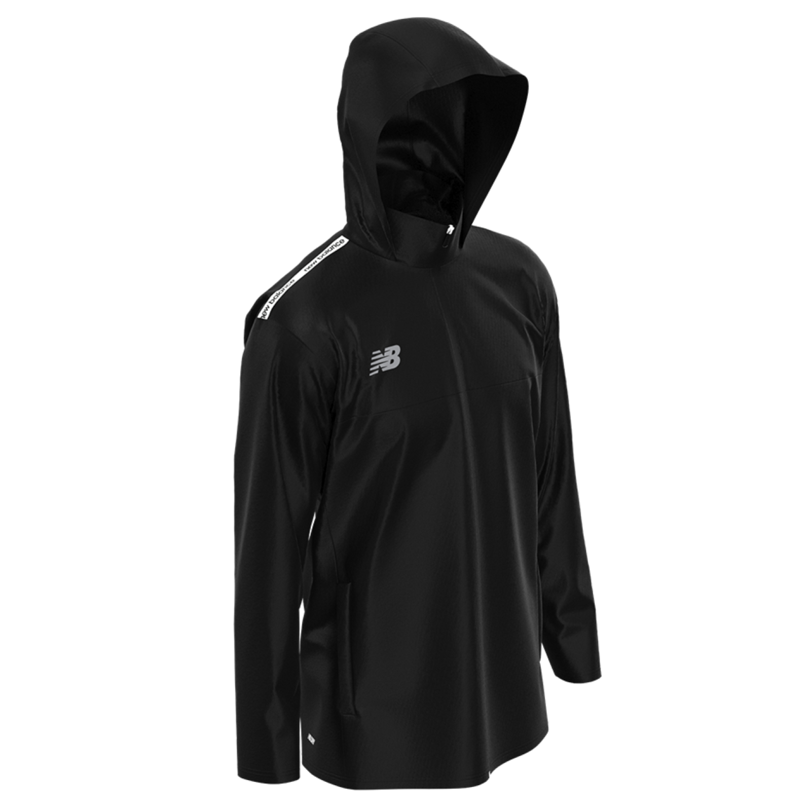 New Balance Y TW Training Waterproof Rain Jacket in SCHWARZ