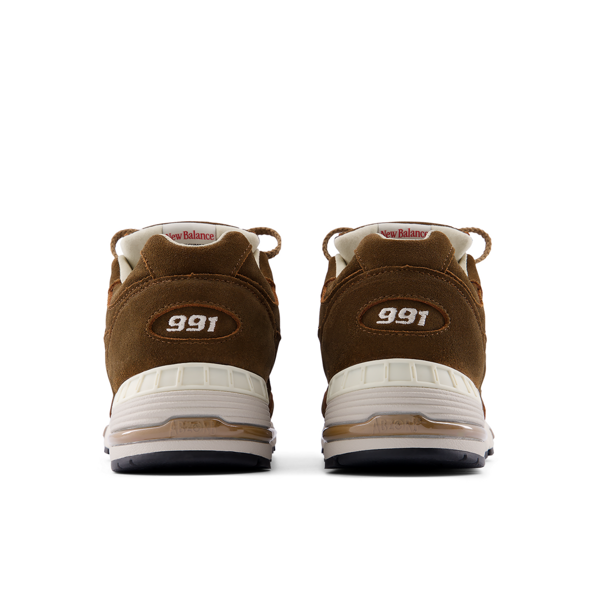 New Balance 991 v1 Made in UK Luxe Suede in BRAUN
