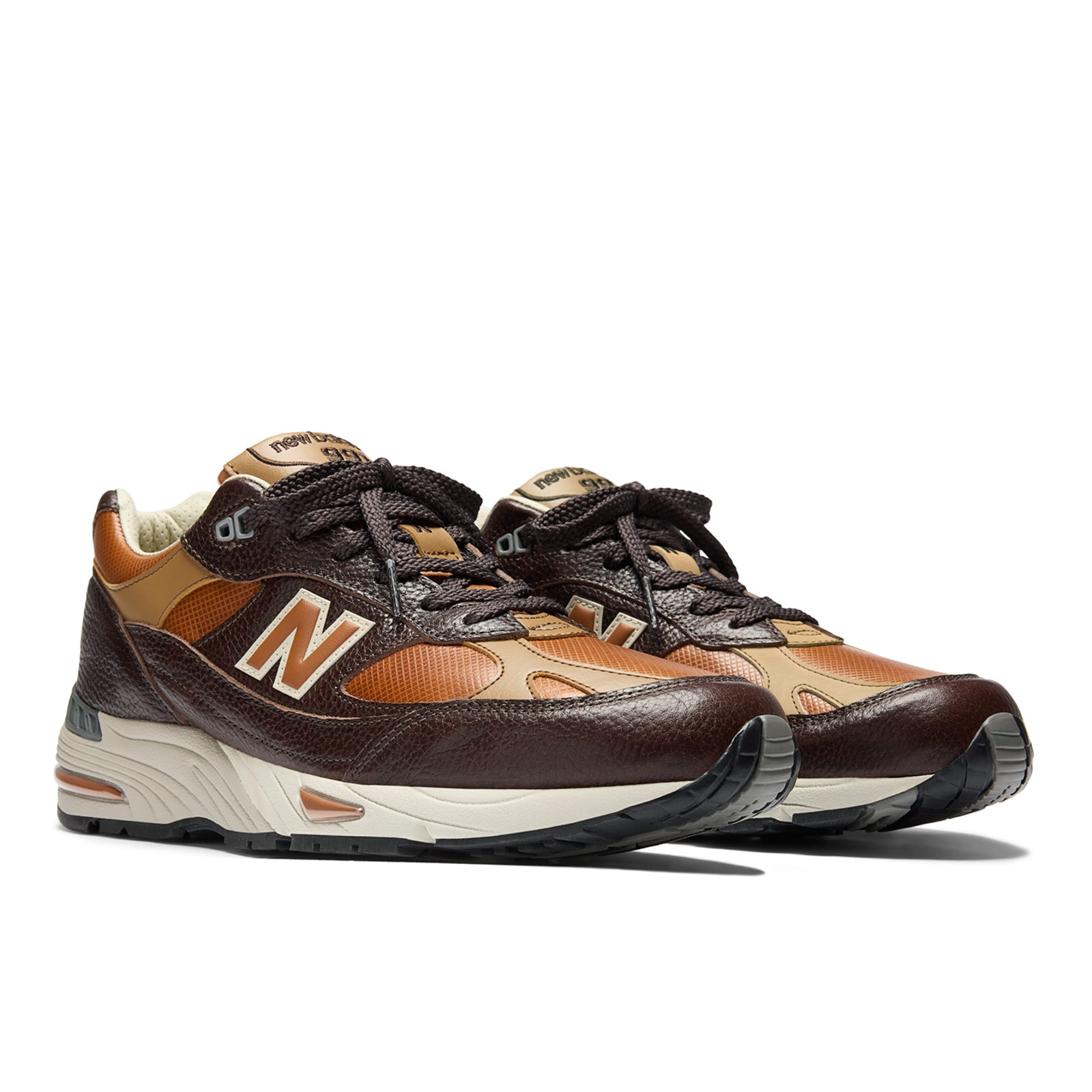 New Balance M 991 v1 Made in UK Luxe Freizeitschuhe in BRAUN