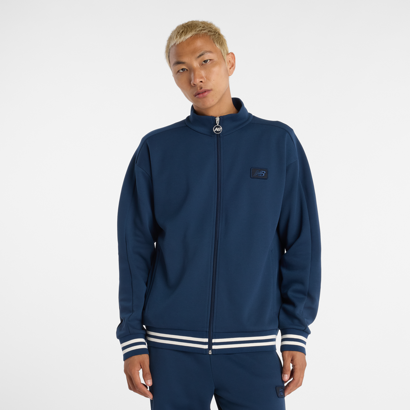 New Balance Post Season Pique Track Jacket in