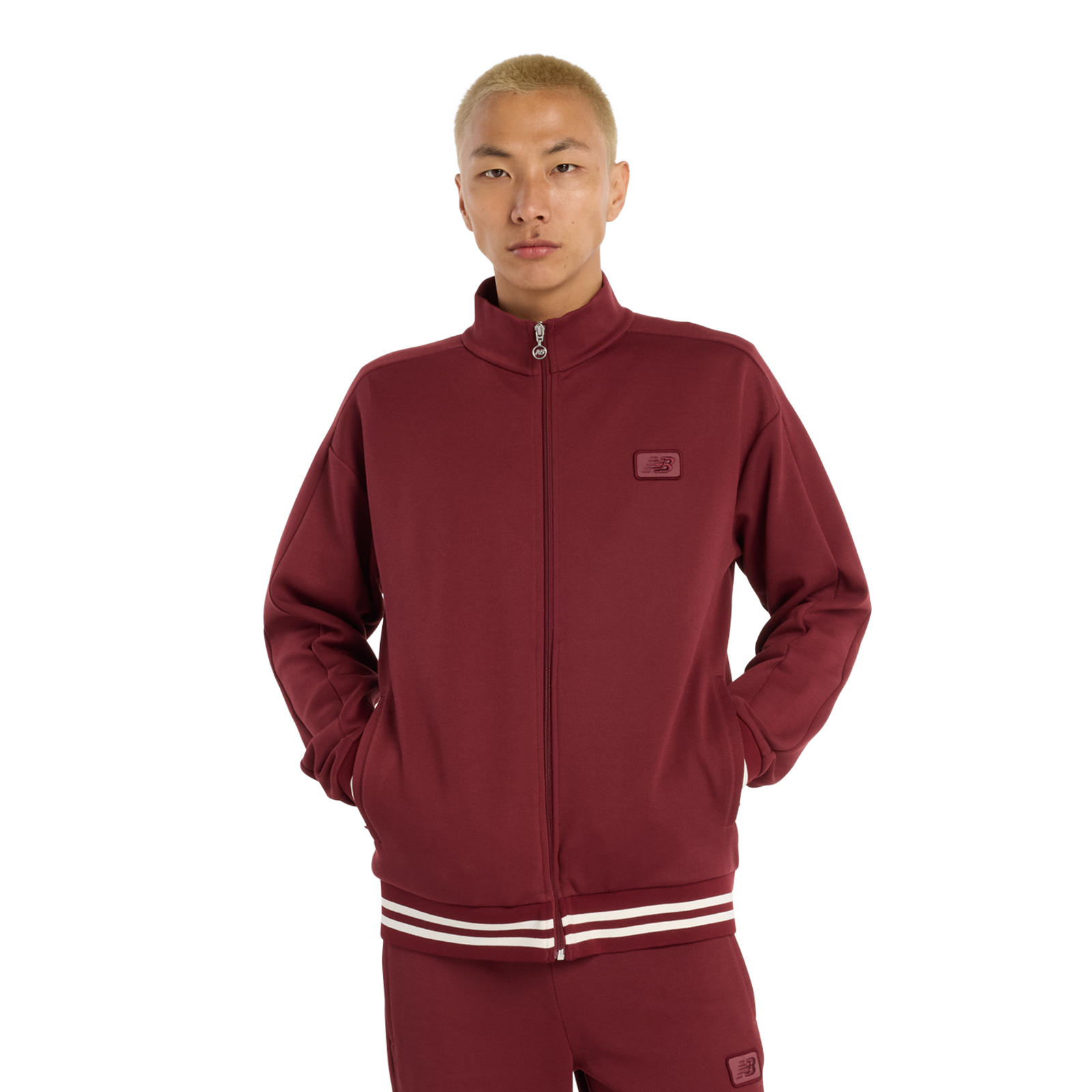 New Balance Post Season Pique Track Jacket in