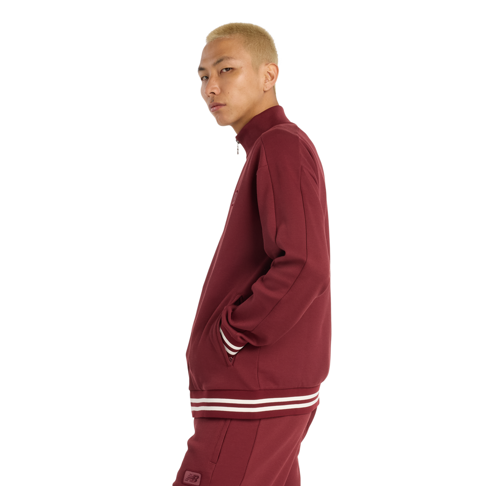New Balance Post Season Pique Track Jacket in