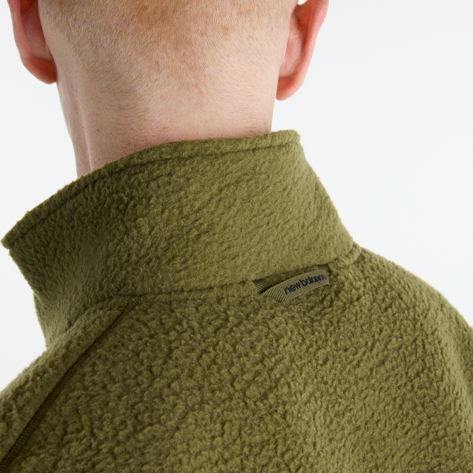 New Balance High Pile Jacket in GRÜN