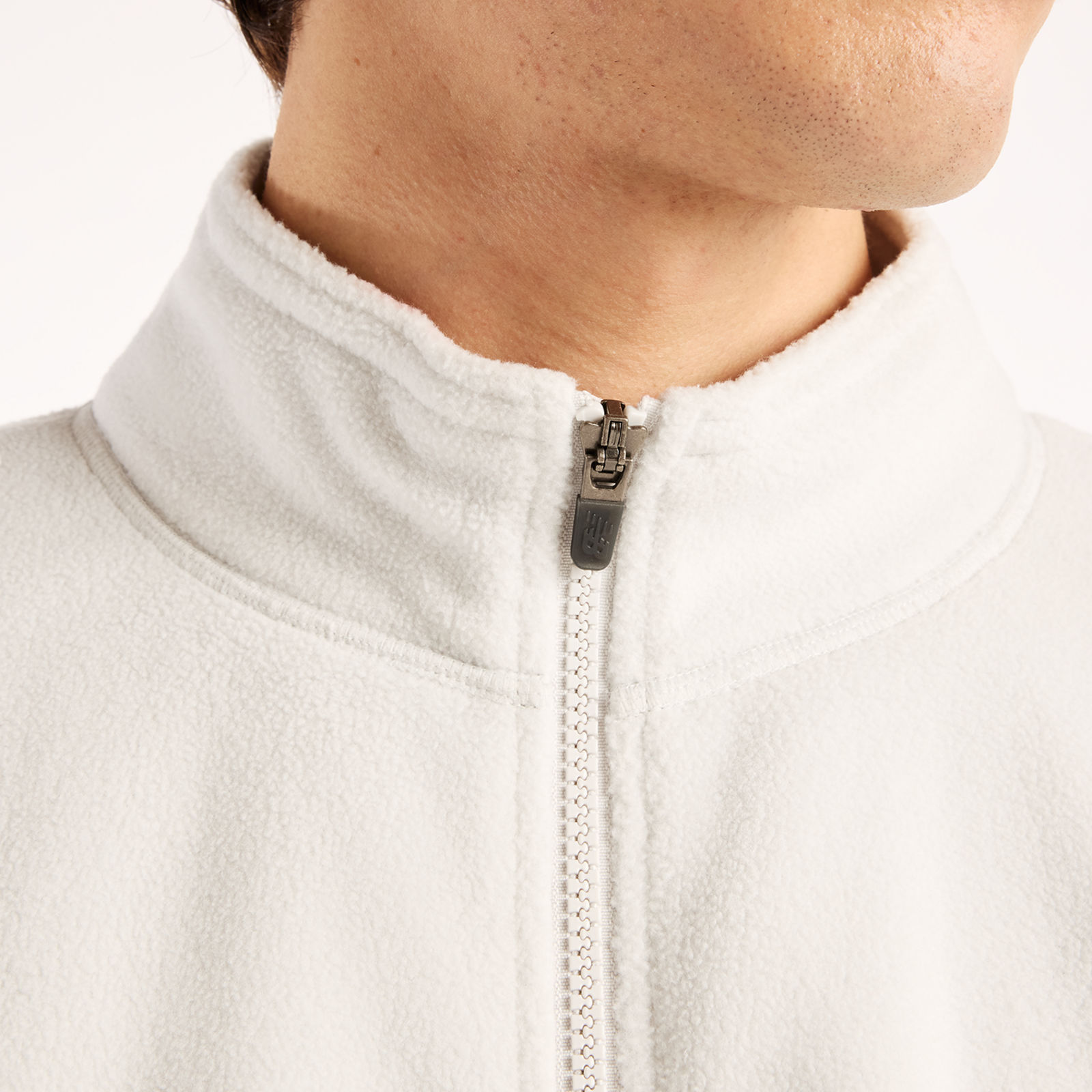 New Balance Polar Fleece Jacket in GRAU