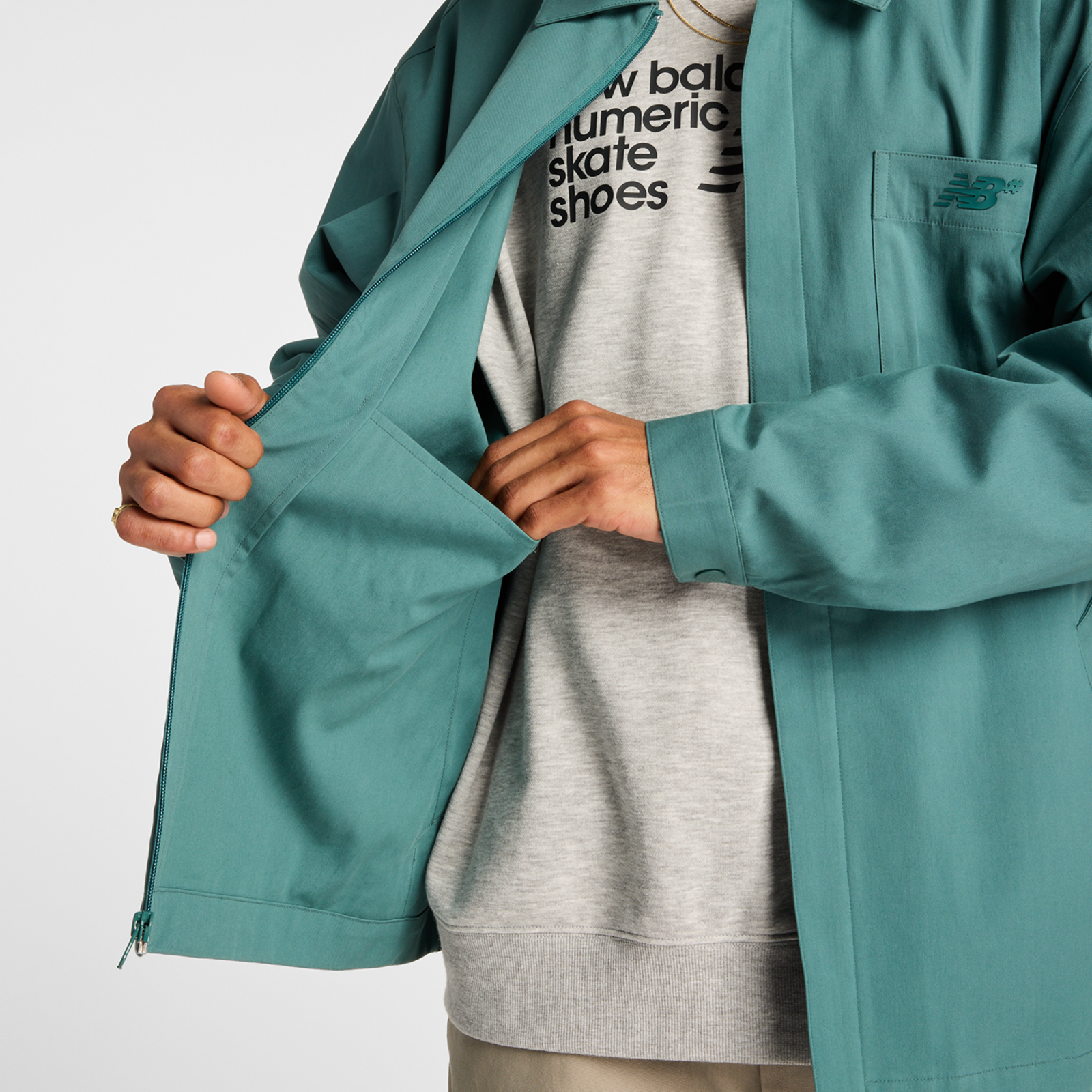 New Balance Numeric Coaches Twill Jacket in