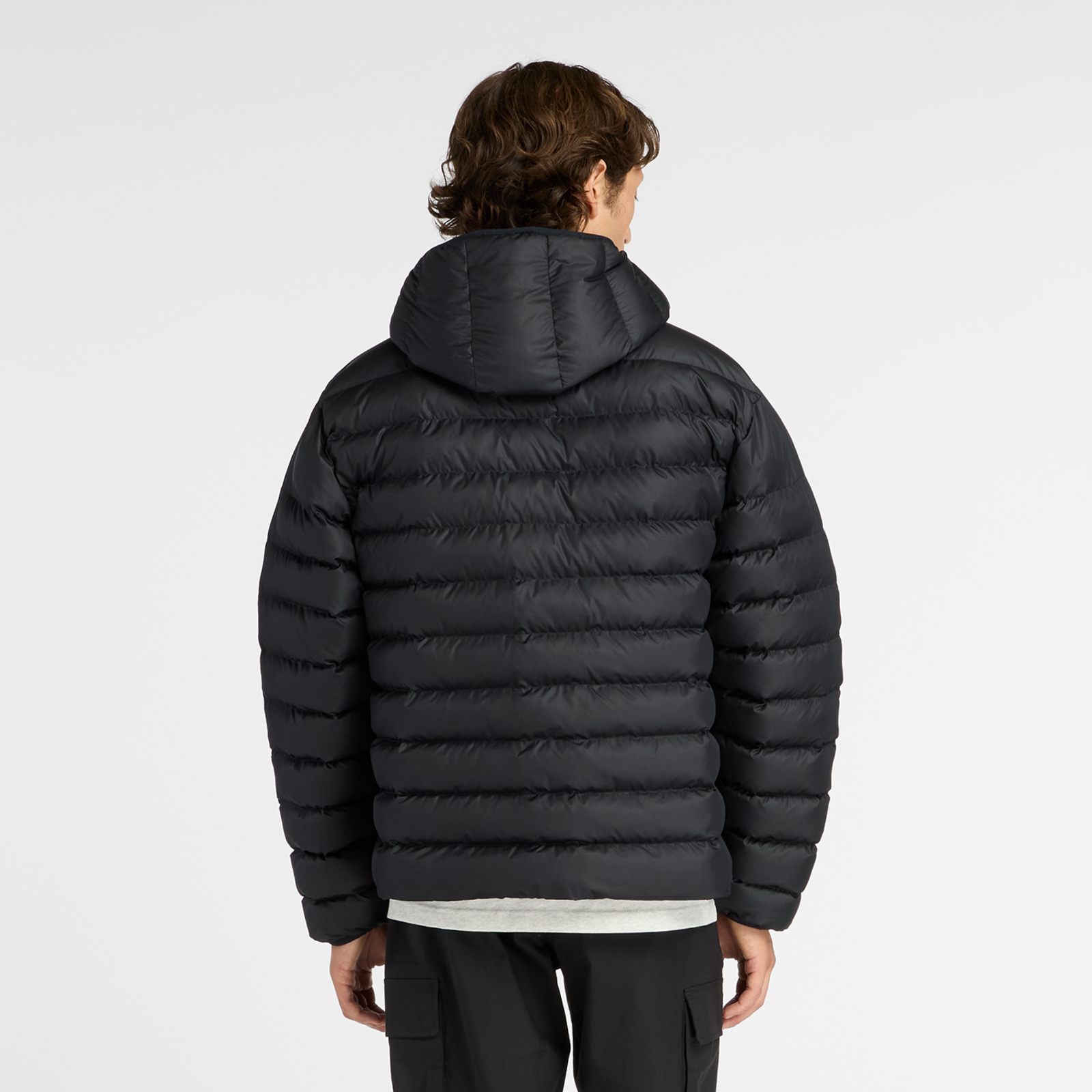 New Balance Hooded Puffer Jacket in