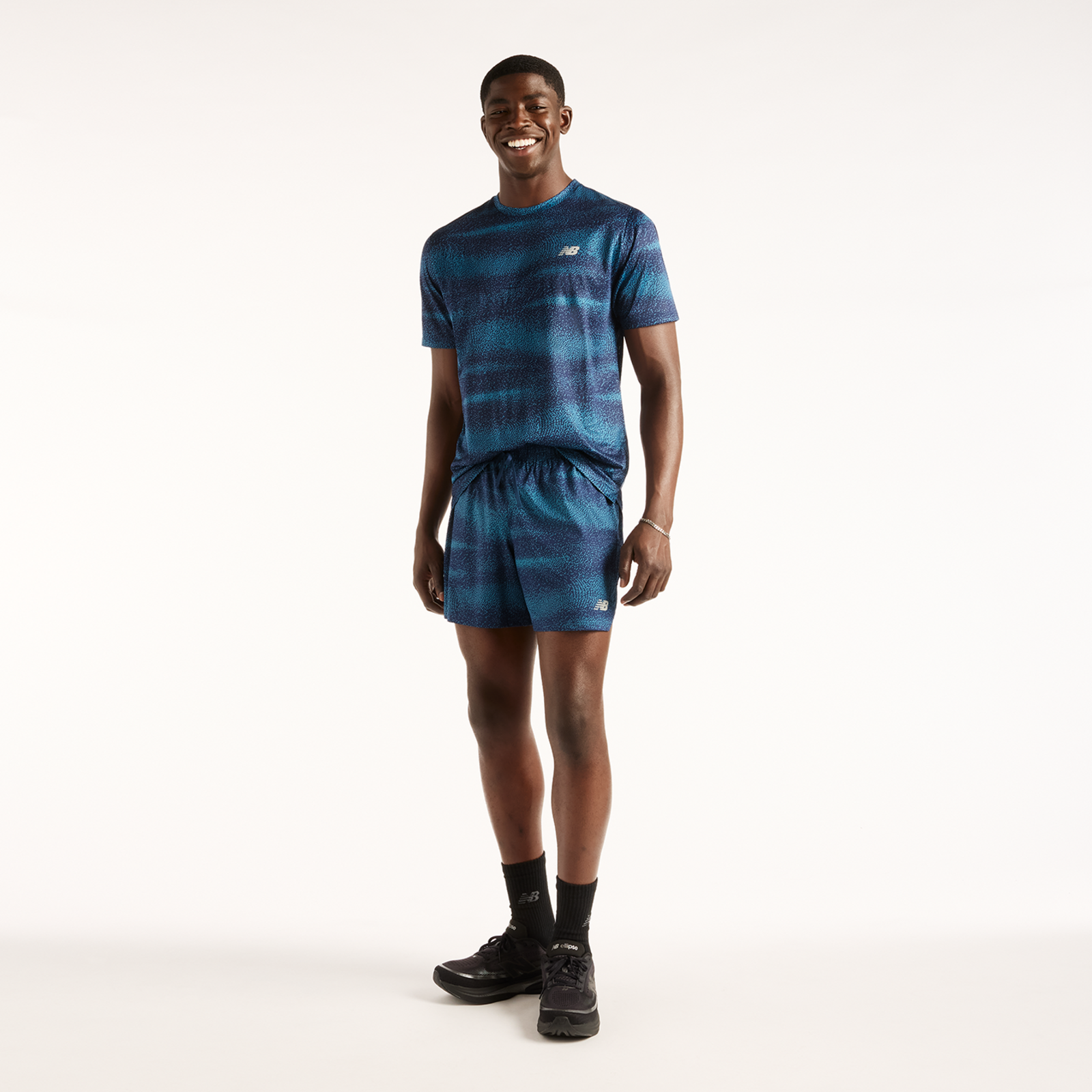 New Balance RC Printed Short 5" in