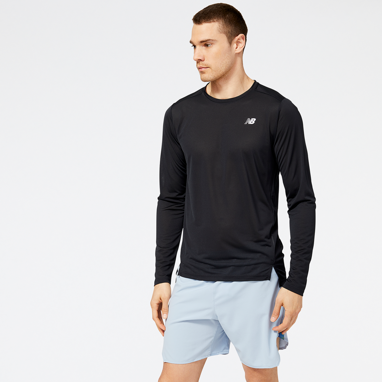 New Balance Accelerate Long Sleeve in GRÜN