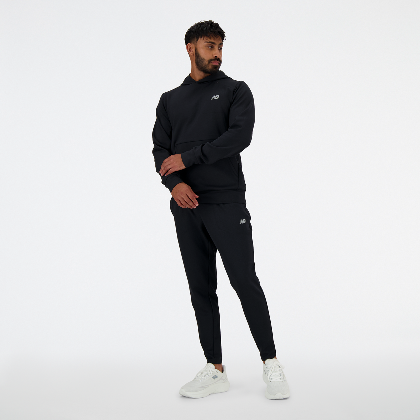 New Balance Tech Knit Pull Over Hoodie in