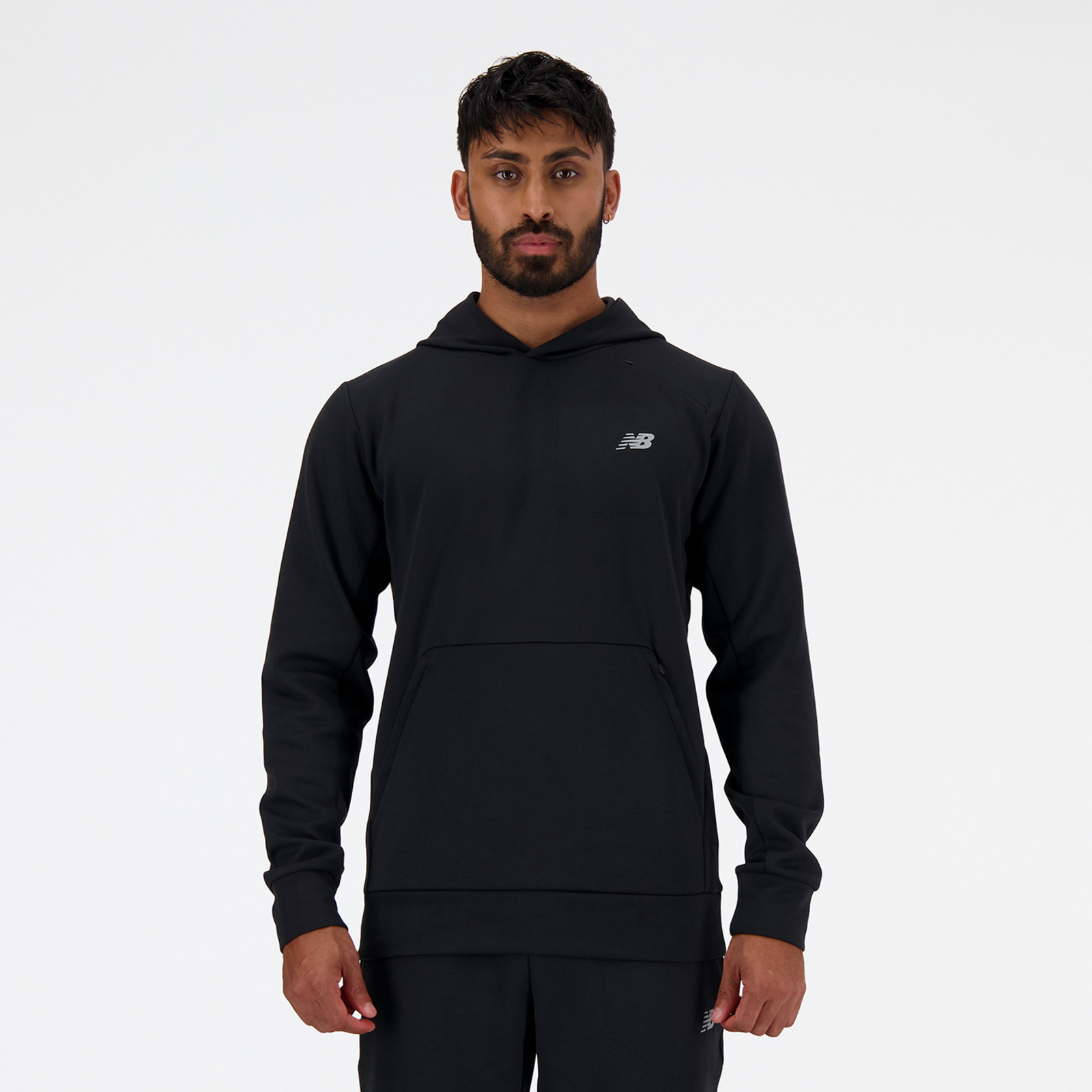 New Balance Tech Knit Pull Over Hoodie in