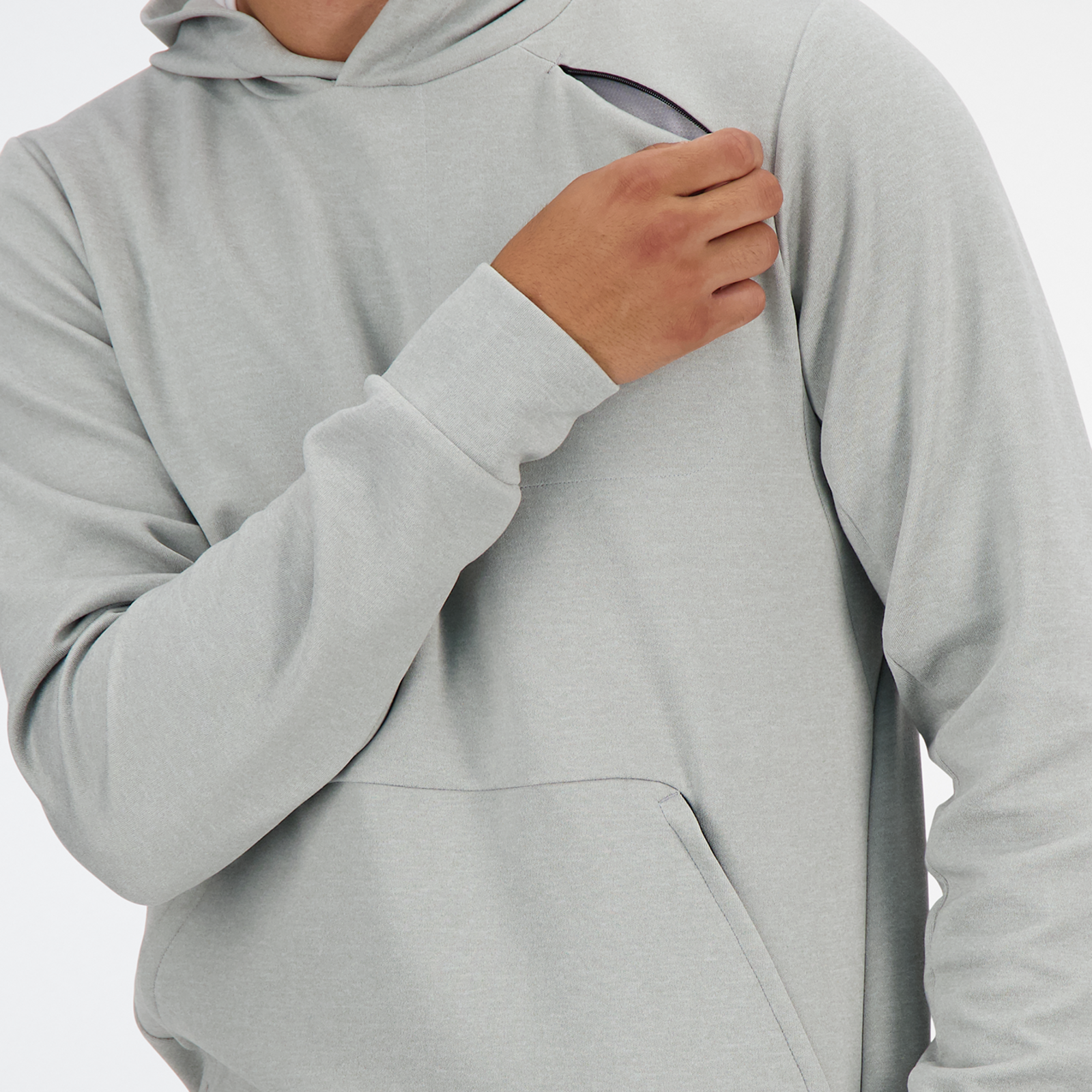 New Balance Tech Knit Pull Over Hoodie in