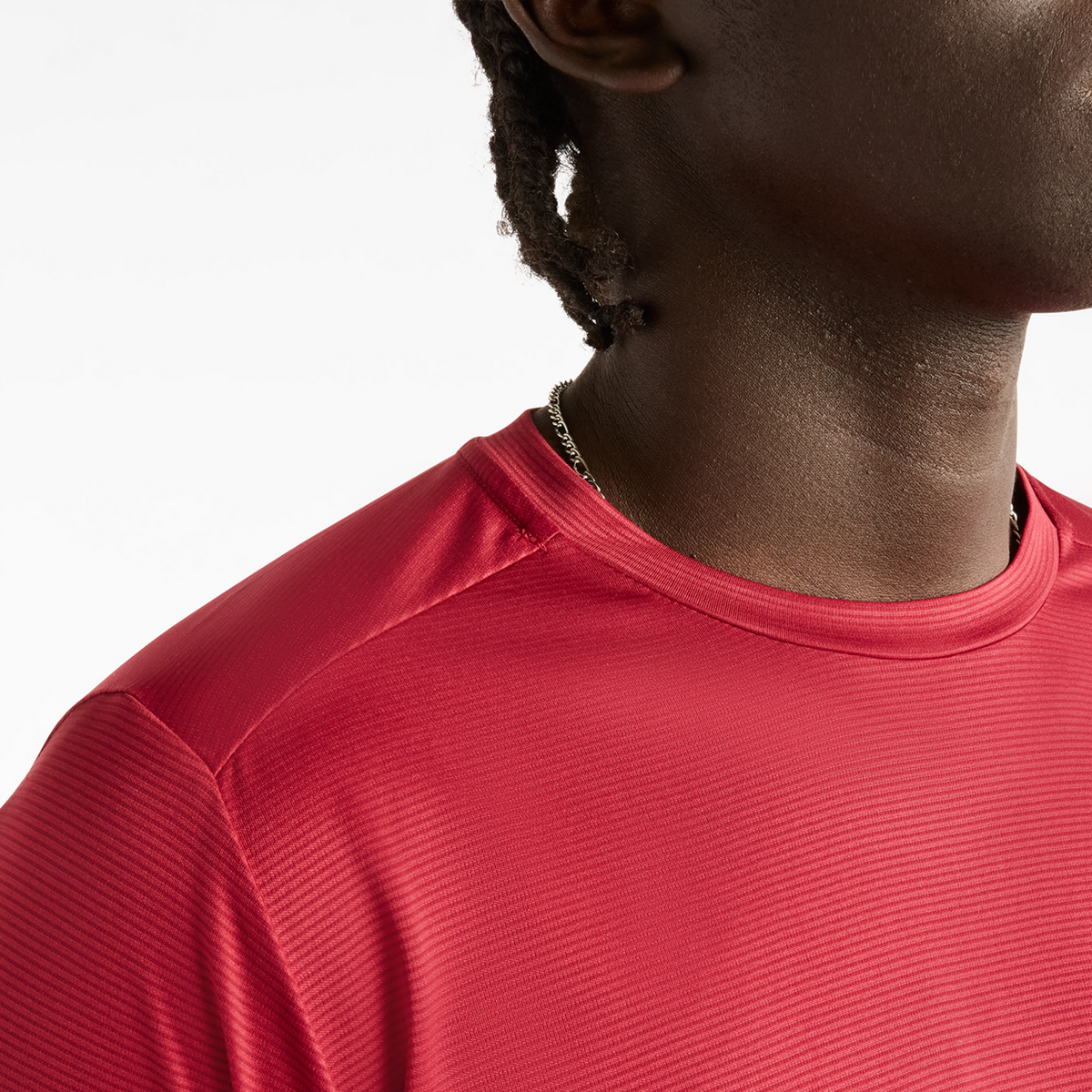 New Balance Sport Essentials Run T-Shirt in ROT