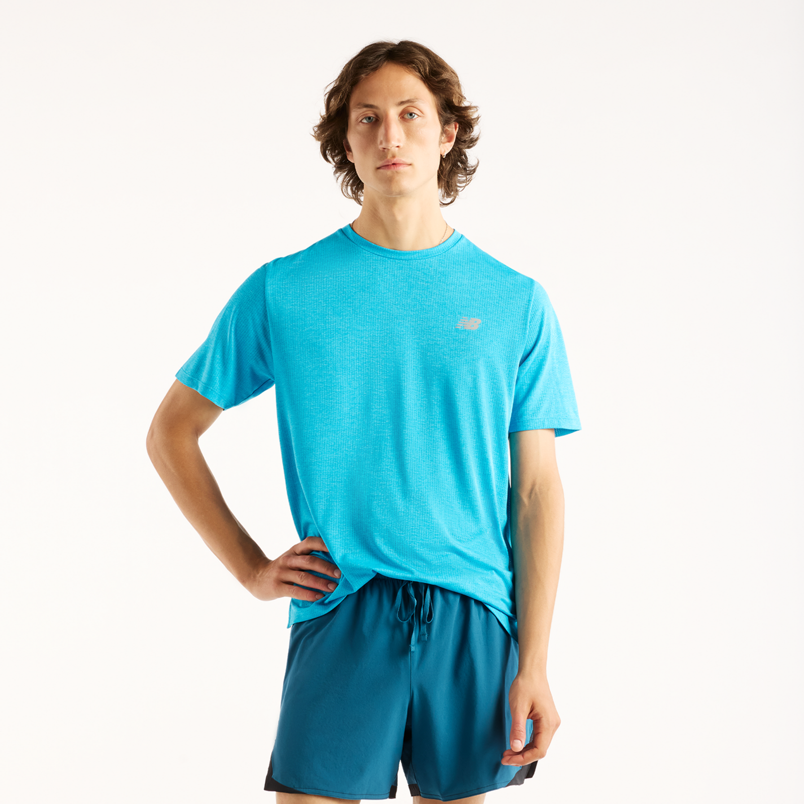 New Balance NB Athletics Run T-Shirt in