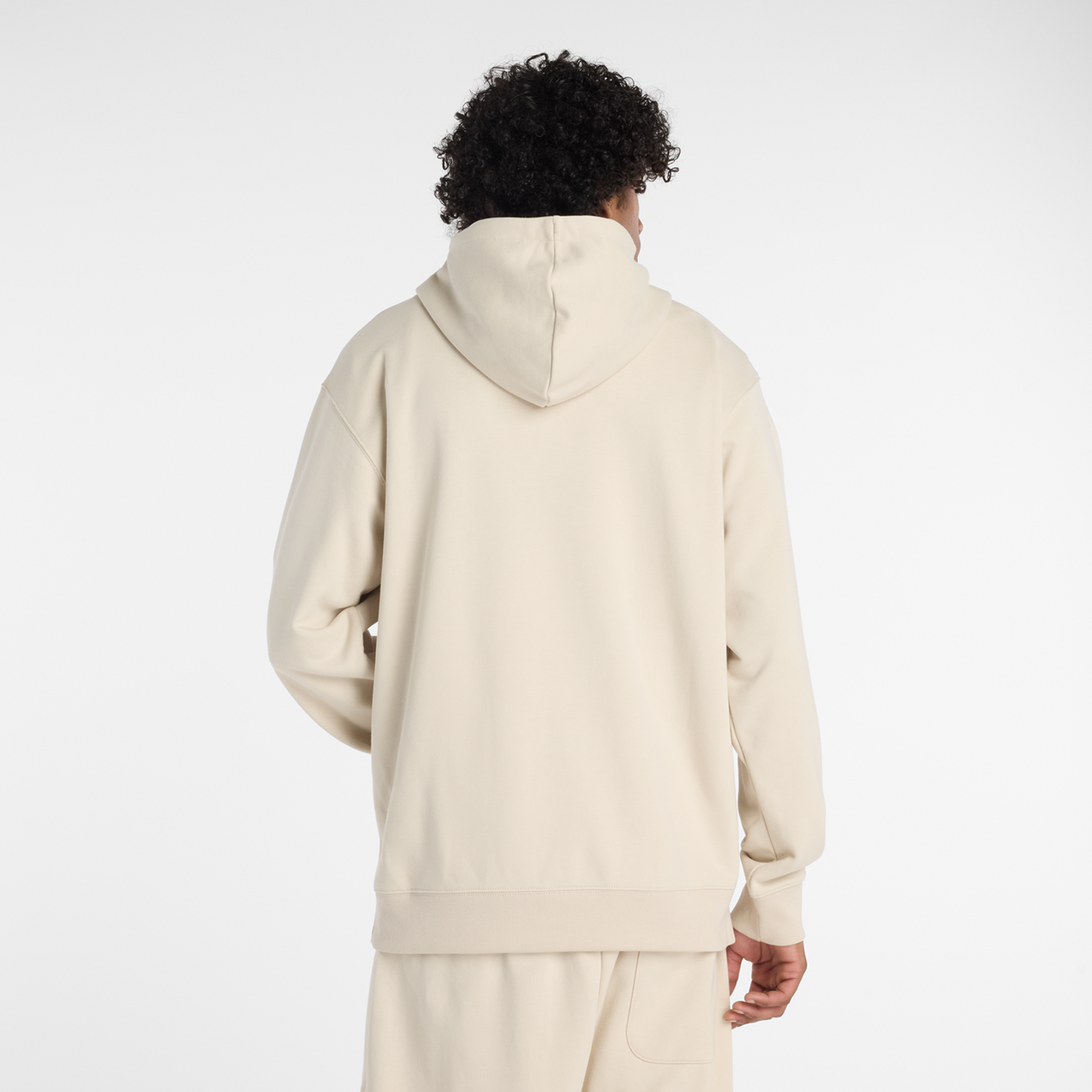 New Balance Sport Essentials Stacked Logo French Terry Hoodie in