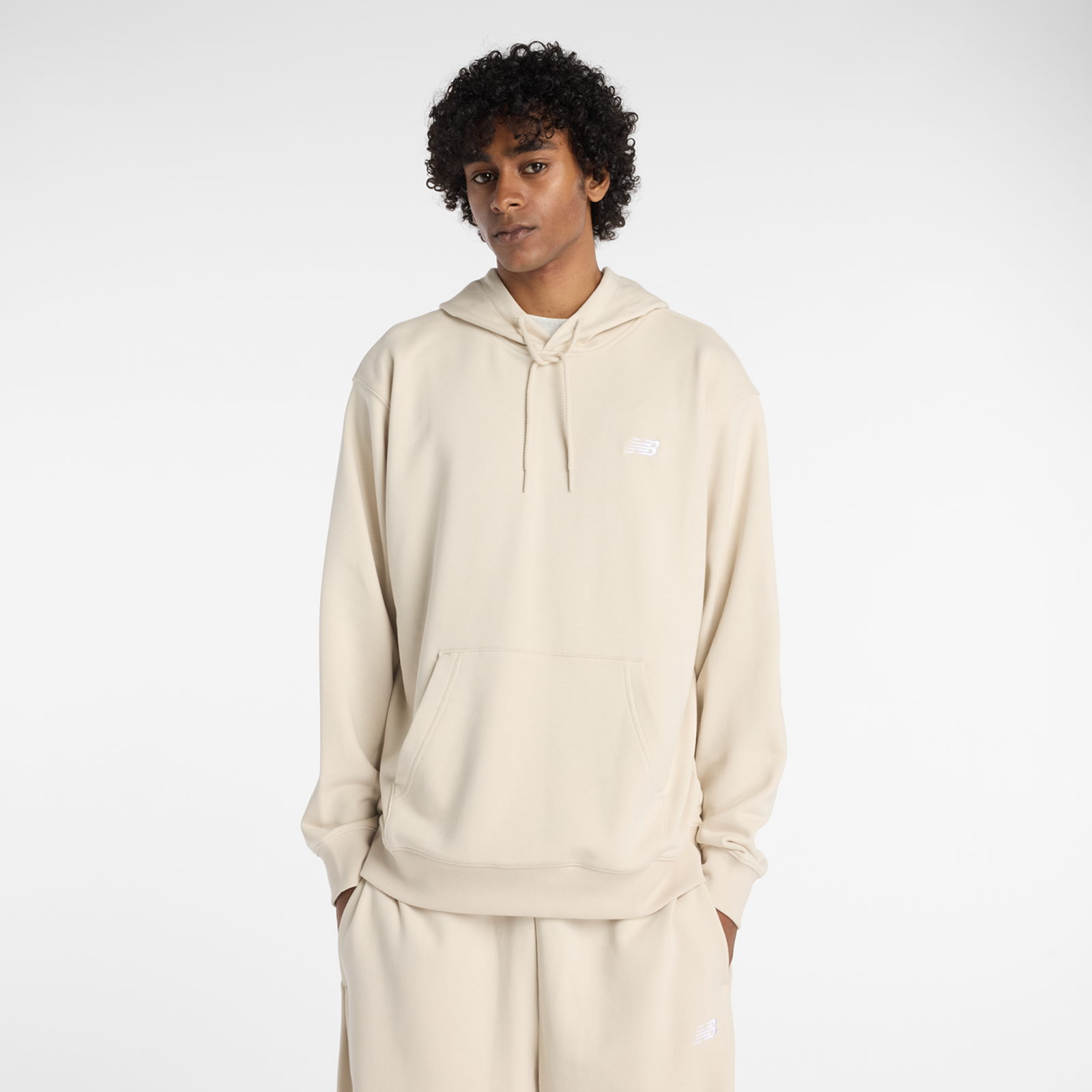 New Balance Sport Essentials Small Logo French Terry Hoodie in