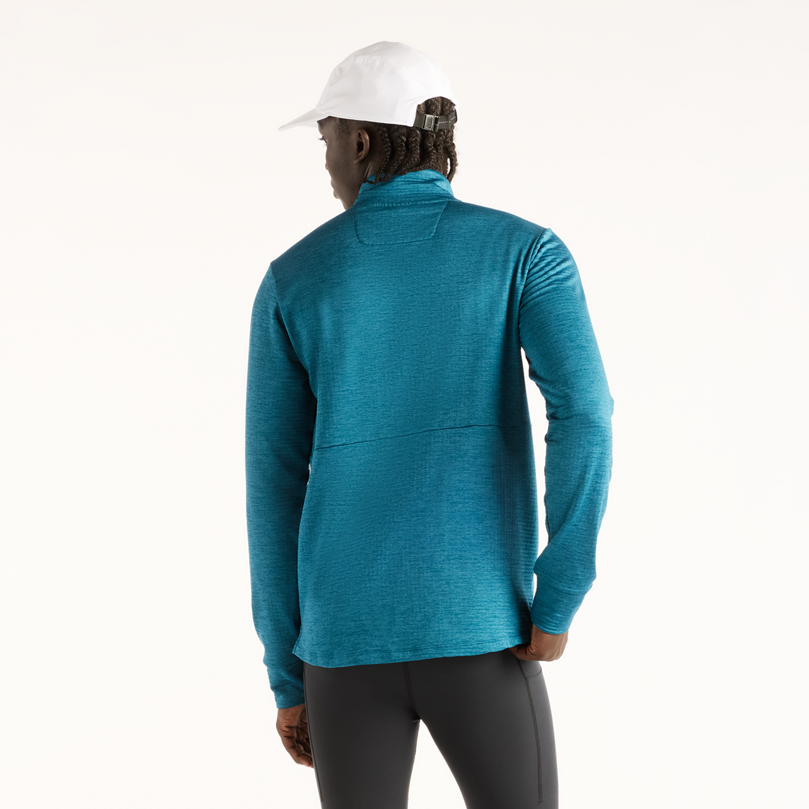 New Balance Athletics Heat Grid 1/2 Zip in BLAU