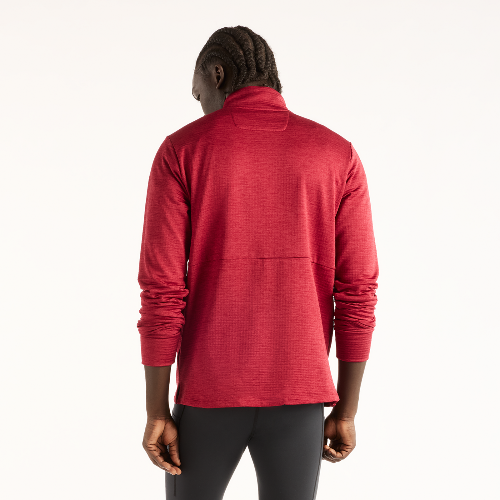 New Balance Athletics Heat Grid 1/2 Zip in ROT