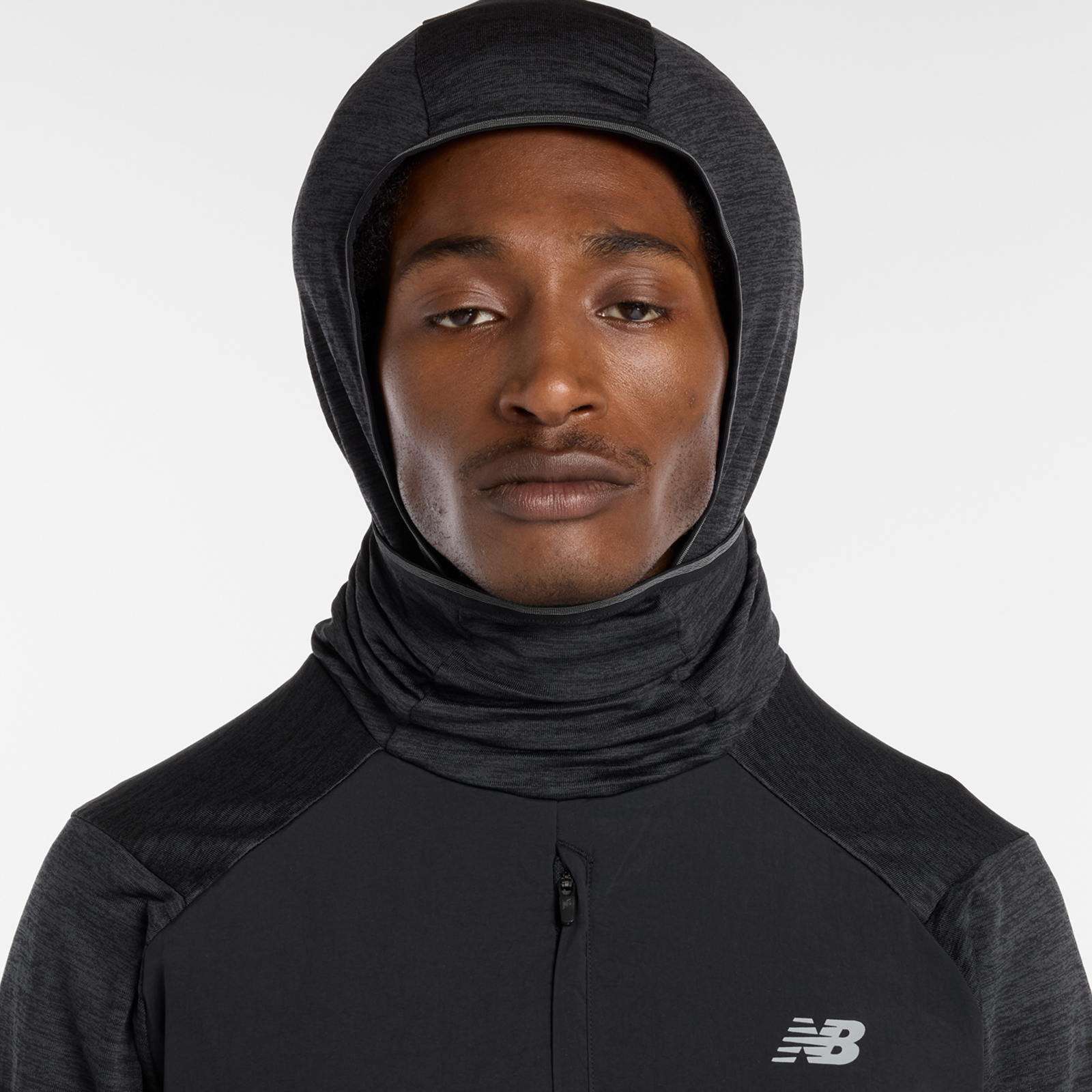 New Balance Heat Grid Balaclava Hoodie in