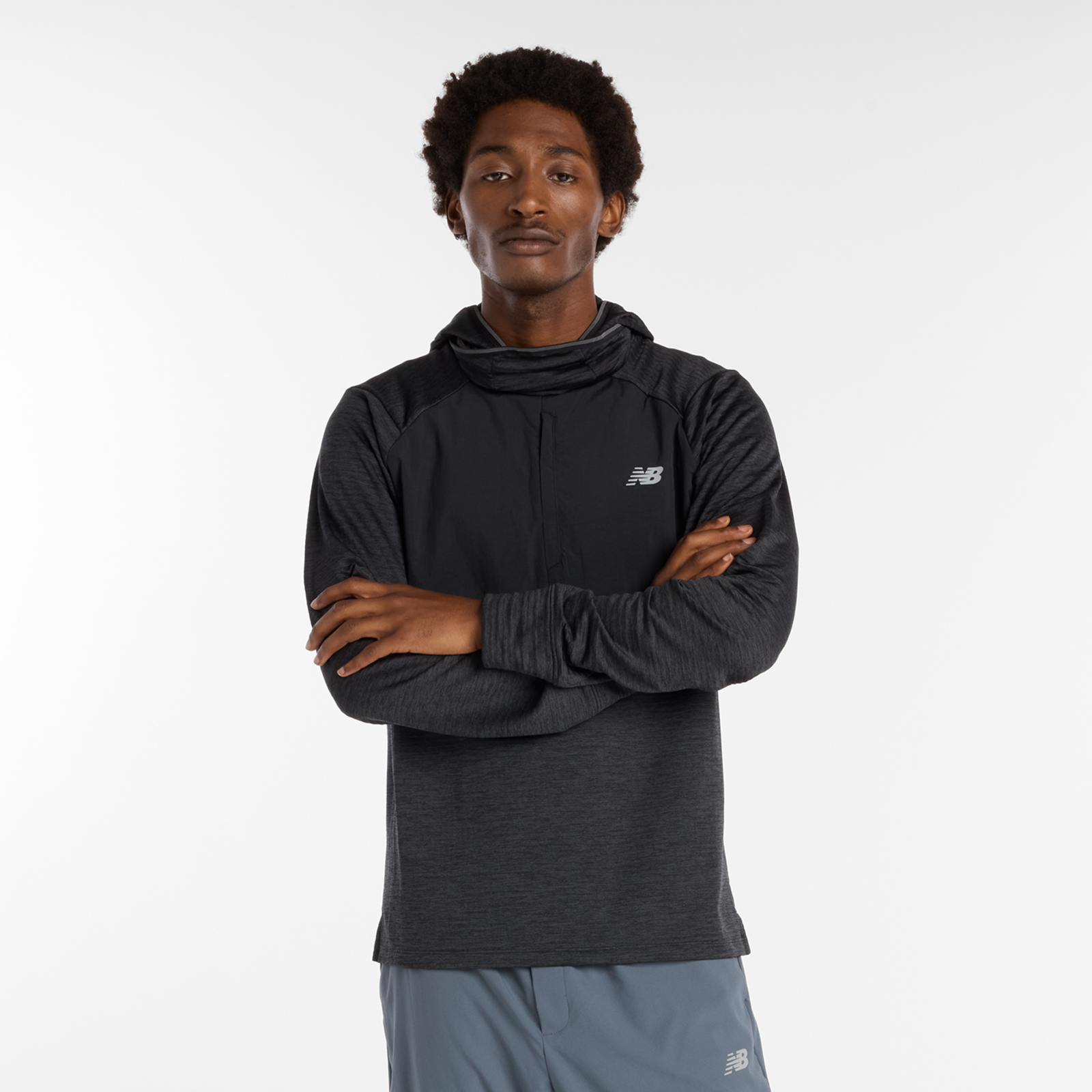 New Balance Heat Grid Balaclava Hoodie in