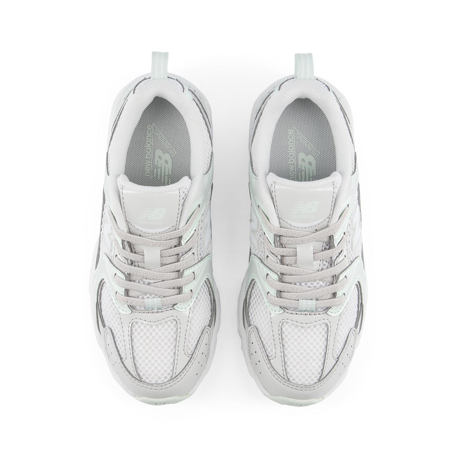 New Balance 530 Bungee Lace in WEISS